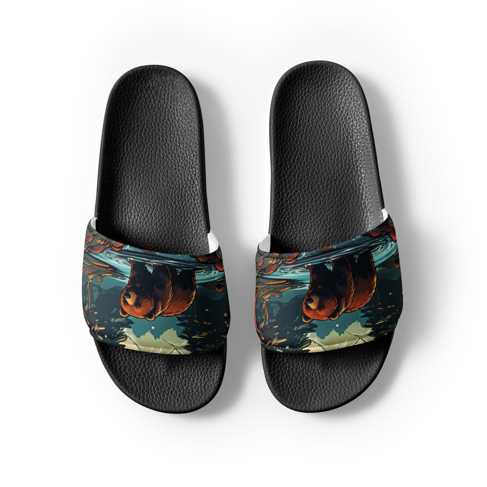 Bear In The Forest Women's Slides - Footwear - Discovery Co.