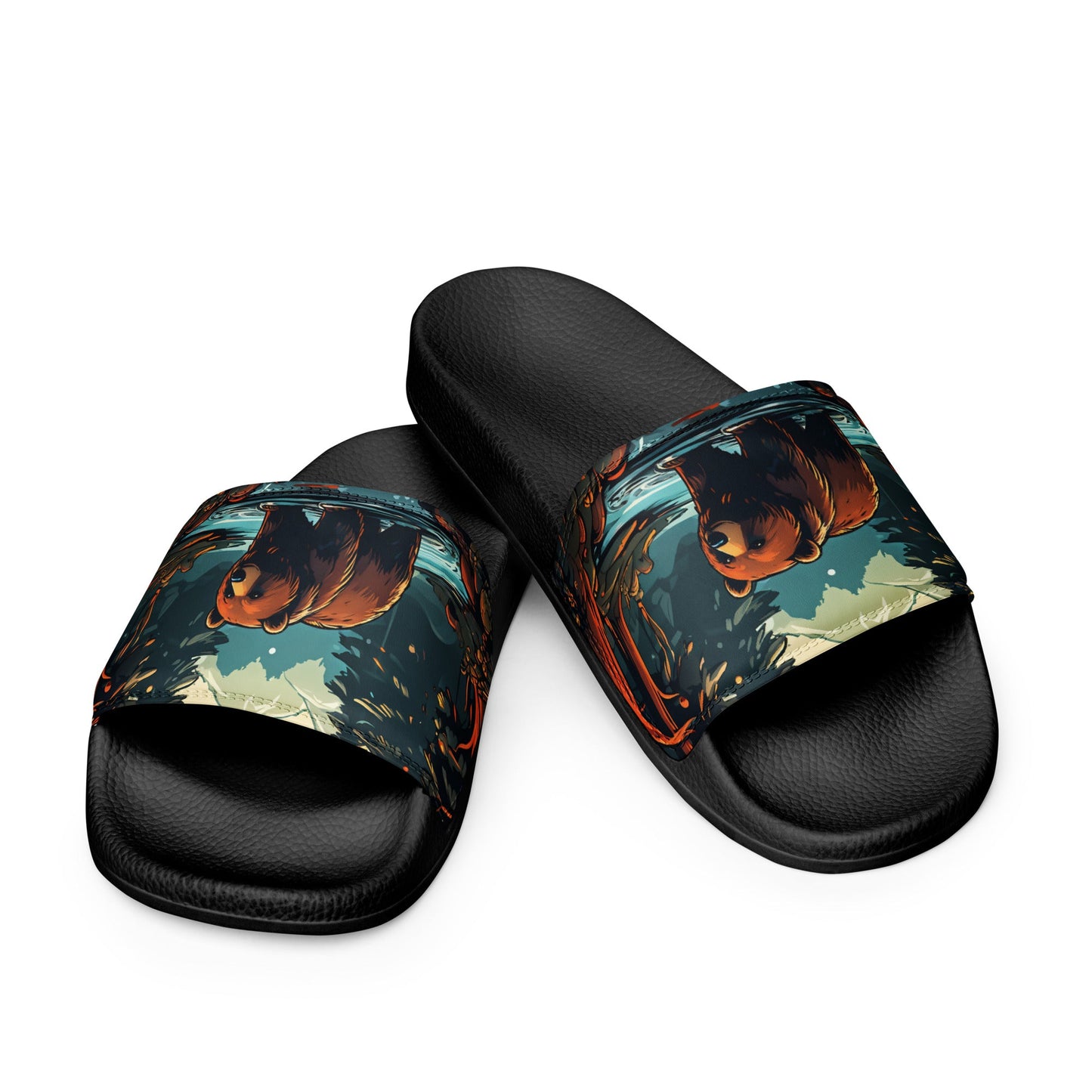 Bear In The Forest Women's Slides - Footwear - Discovery Co.