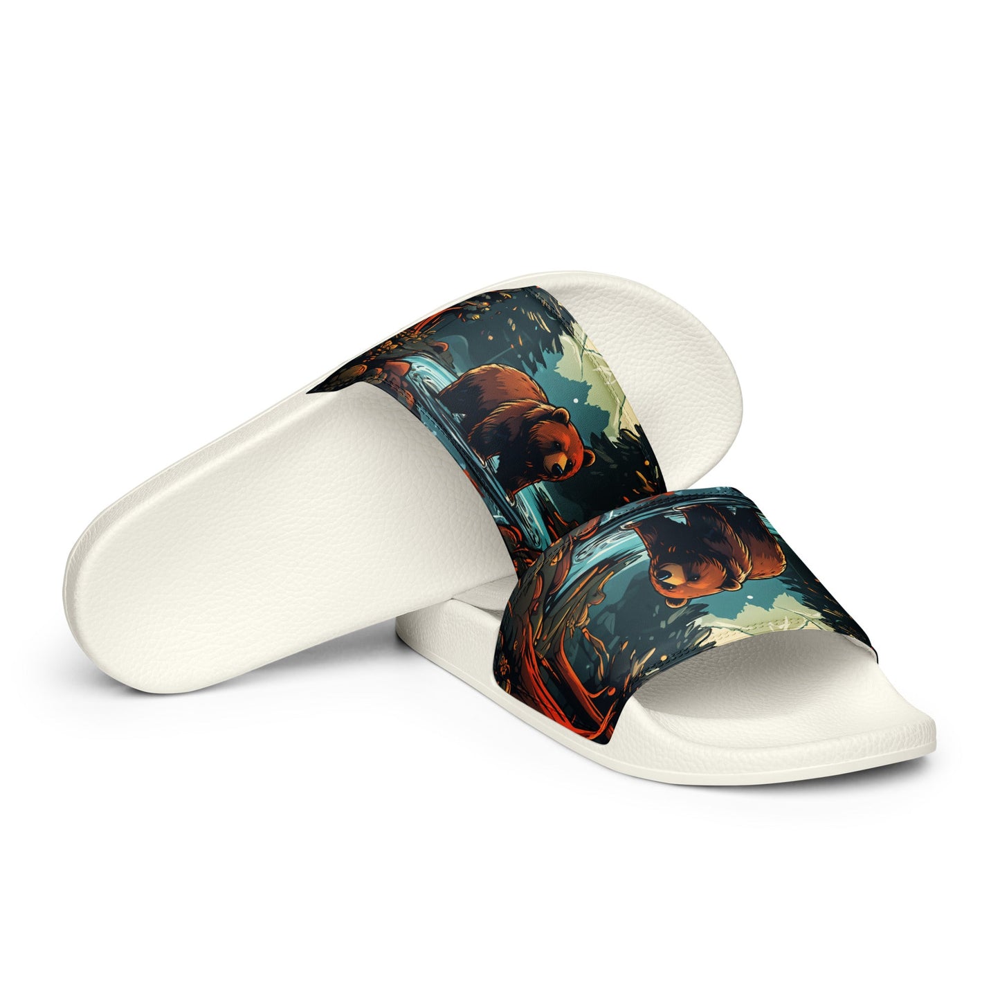 Bear In The Forest Women's Slides - Footwear - Discovery Co.