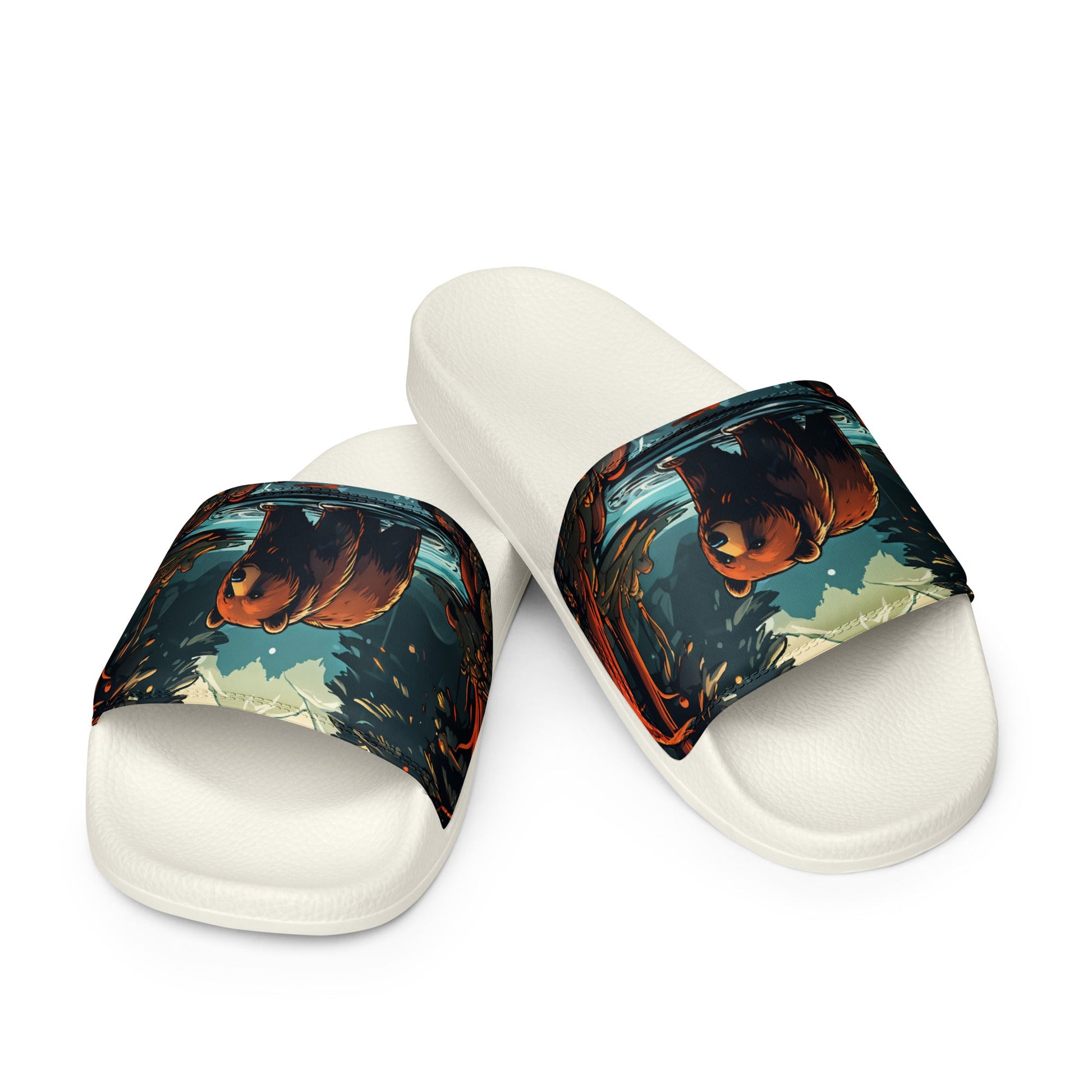 Bear In The Forest Women's Slides - Footwear - Discovery Co.