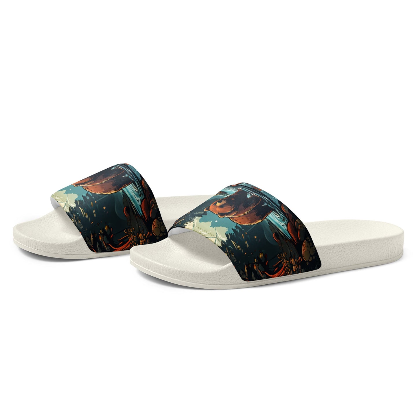 Bear In The Forest Women's Slides - Footwear - Discovery Co.