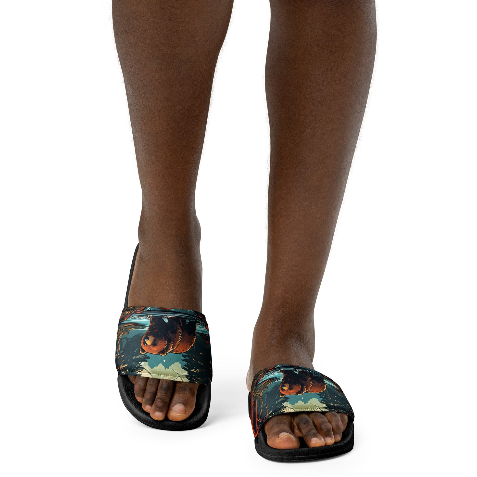 Bear In The Forest Women's Slides - Footwear - Discovery Co.