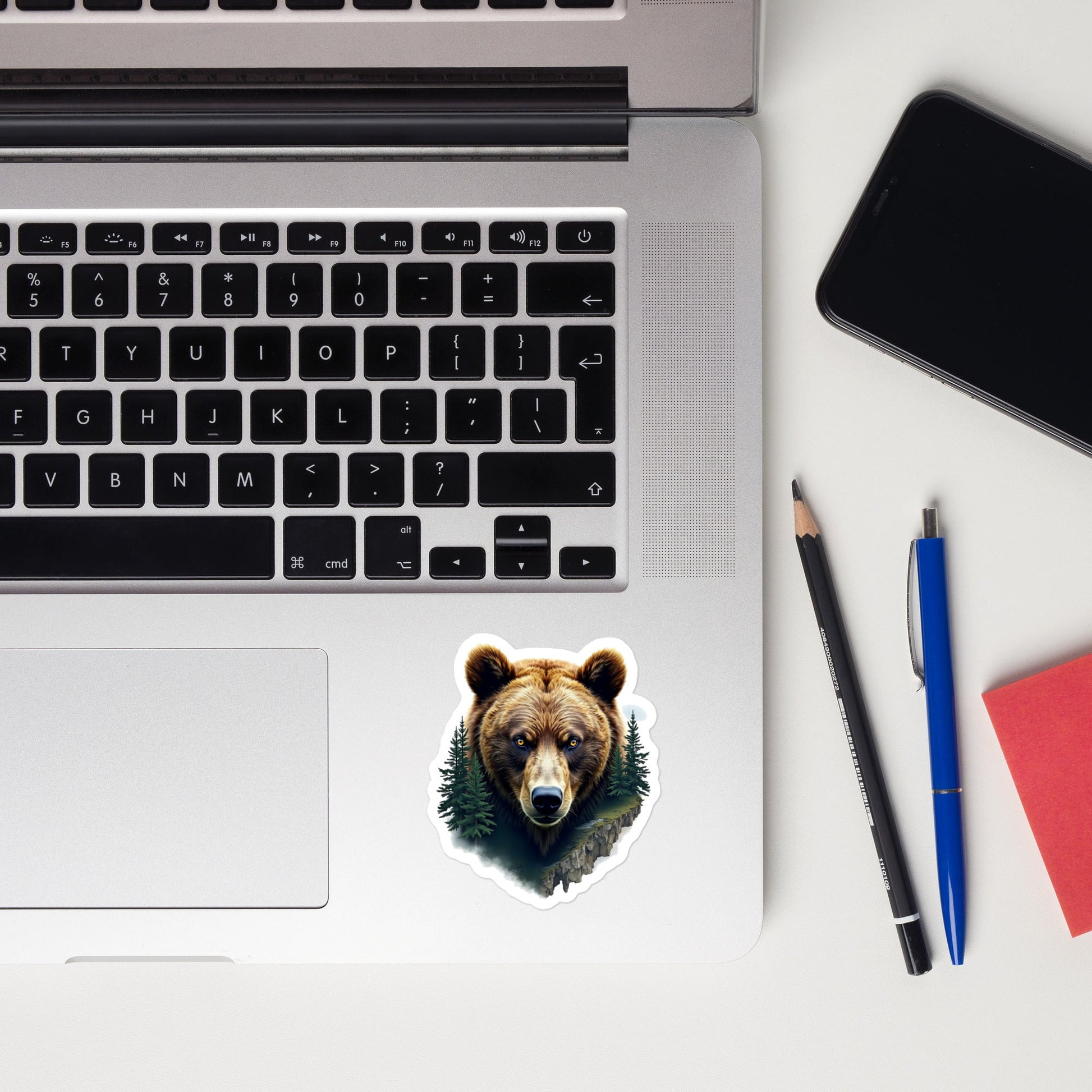 Bear Watching Bubble - Free Stickers - Stickers - Discovery Co.