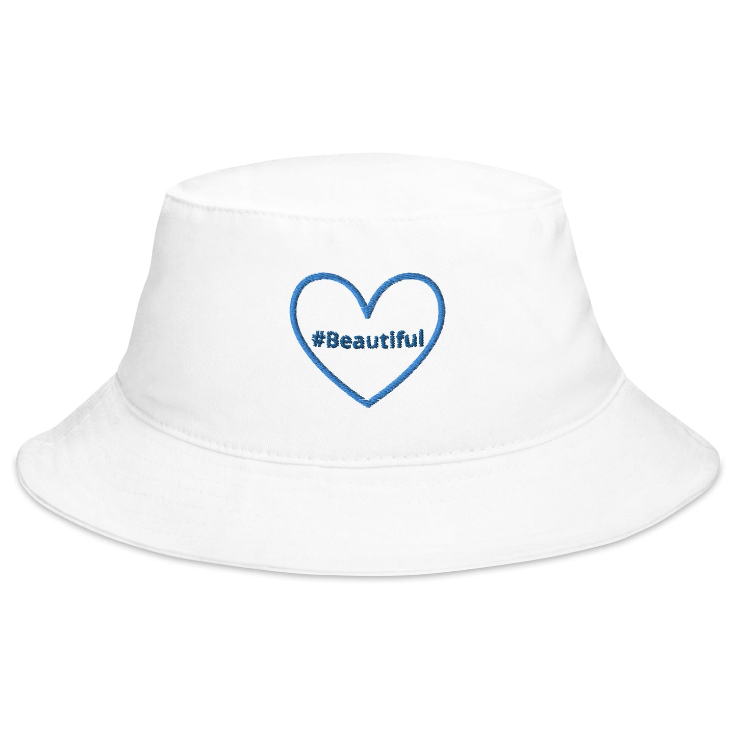 #Beautiful Blue Heart Bucket Hat - Hats - Discovery Co.