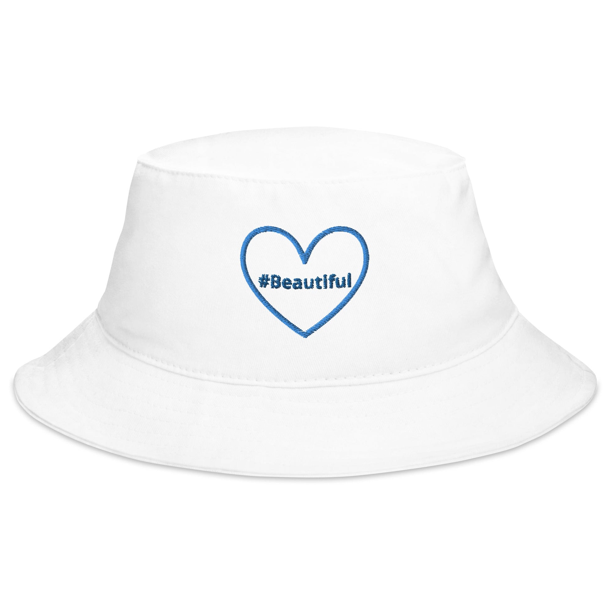 #Beautiful Blue Heart Bucket Hat - Hats - Discovery Co.