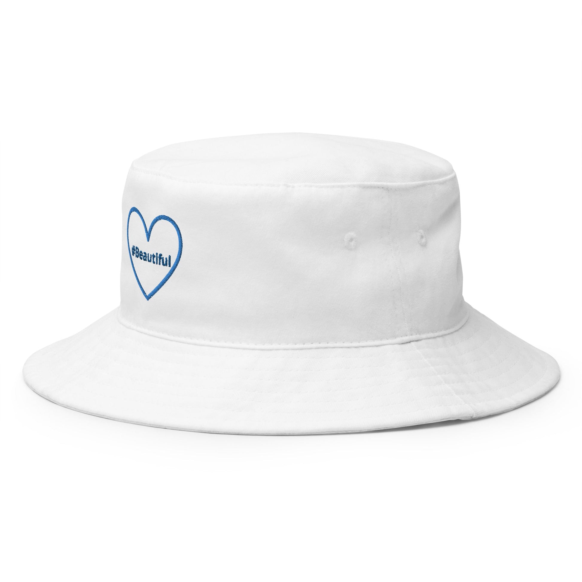 #Beautiful Blue Heart Bucket Hat - Hats - Discovery Co.