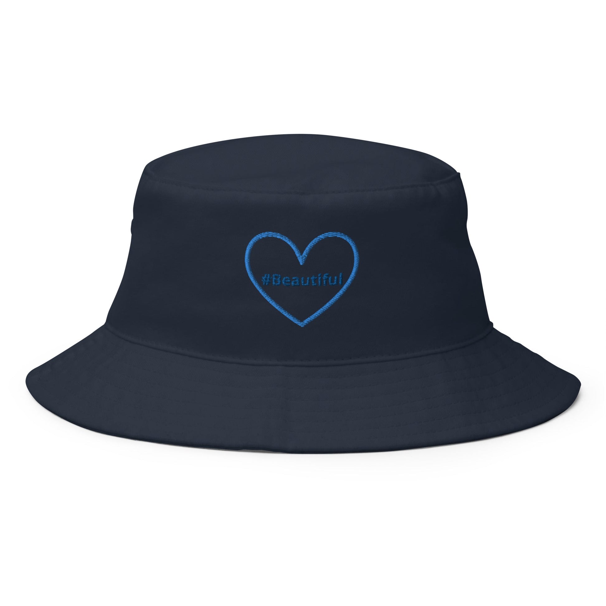 #Beautiful Blue Heart Bucket Hat - Hats - Discovery Co.