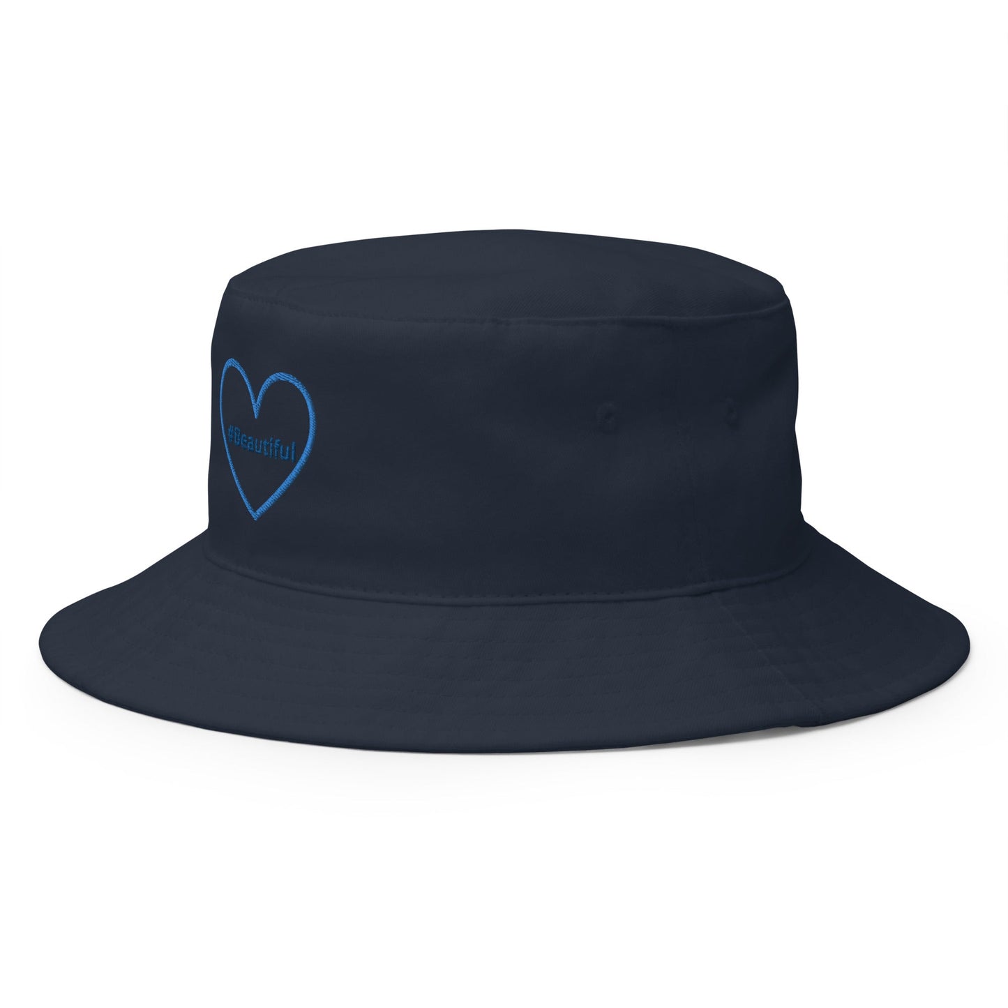 #Beautiful Blue Heart Bucket Hat - Hats - Discovery Co.