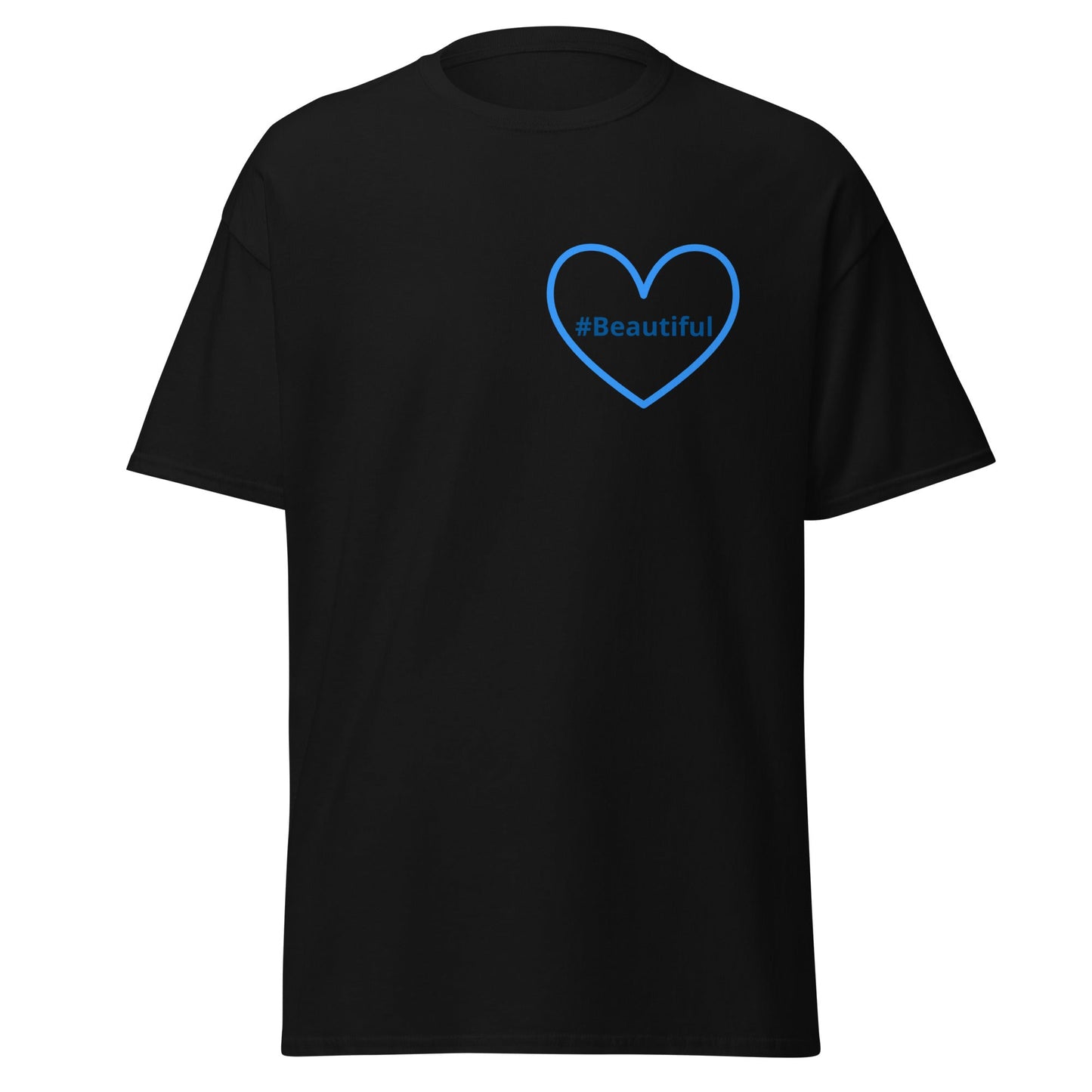 #Beautiful Blue Heart Unisex Classic Tee - Women's Shirts - Discovery Co.