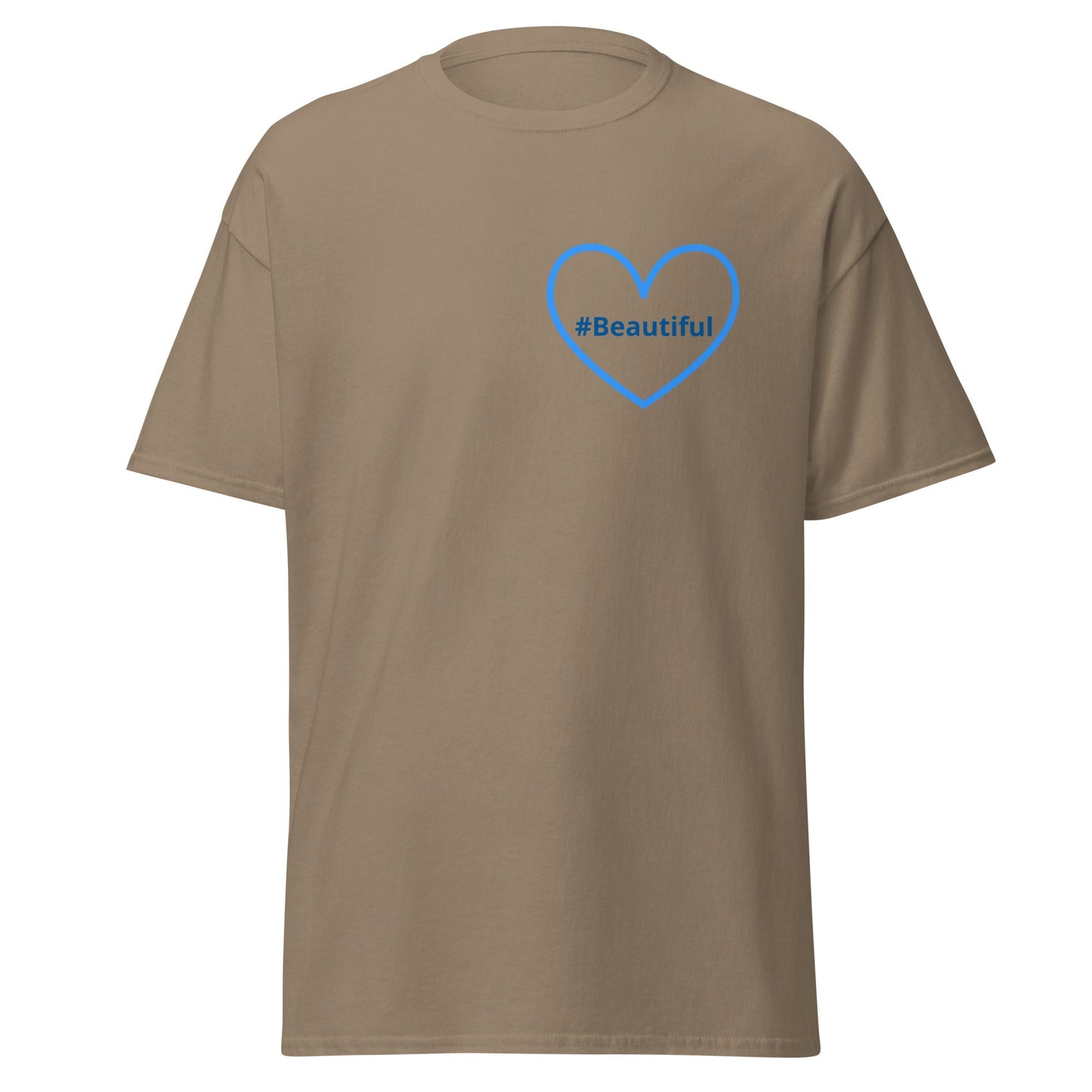 #Beautiful Blue Heart Unisex Classic Tee - Women's Shirts - Discovery Co.