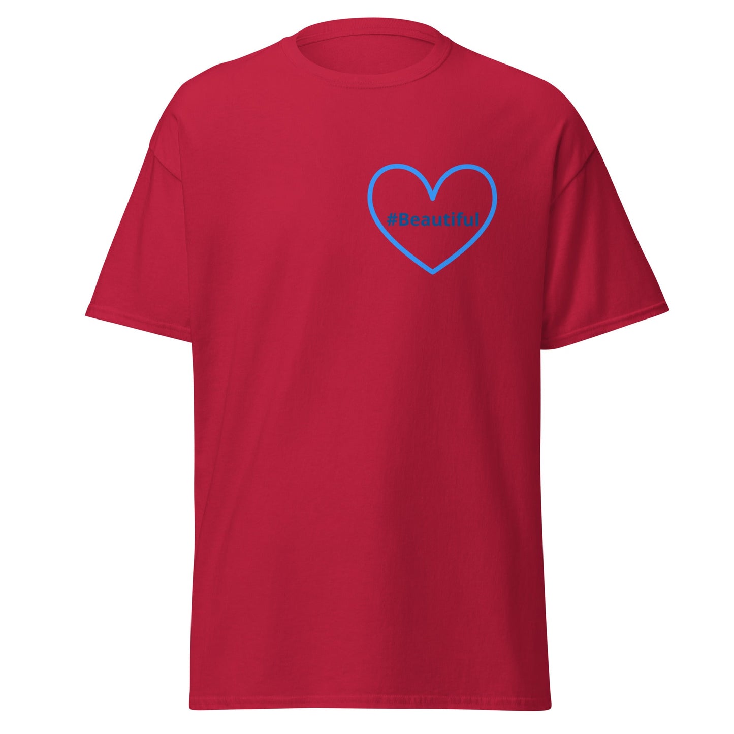 #Beautiful Blue Heart Unisex Classic Tee - Women's Shirts - Discovery Co.