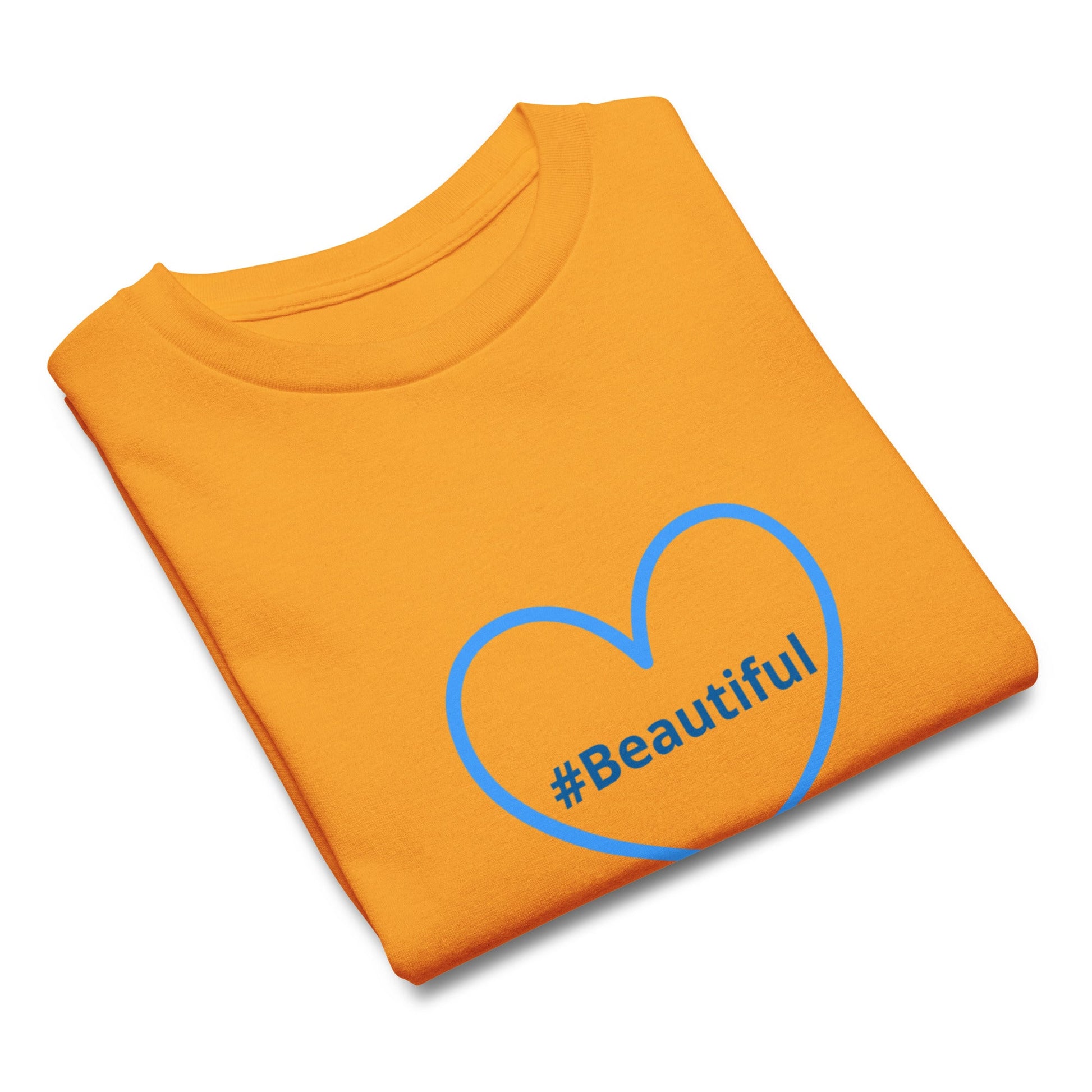 #Beautiful Blue Heart Youth Classic Tee - Kid's & Youth Apparel - Discovery Co.