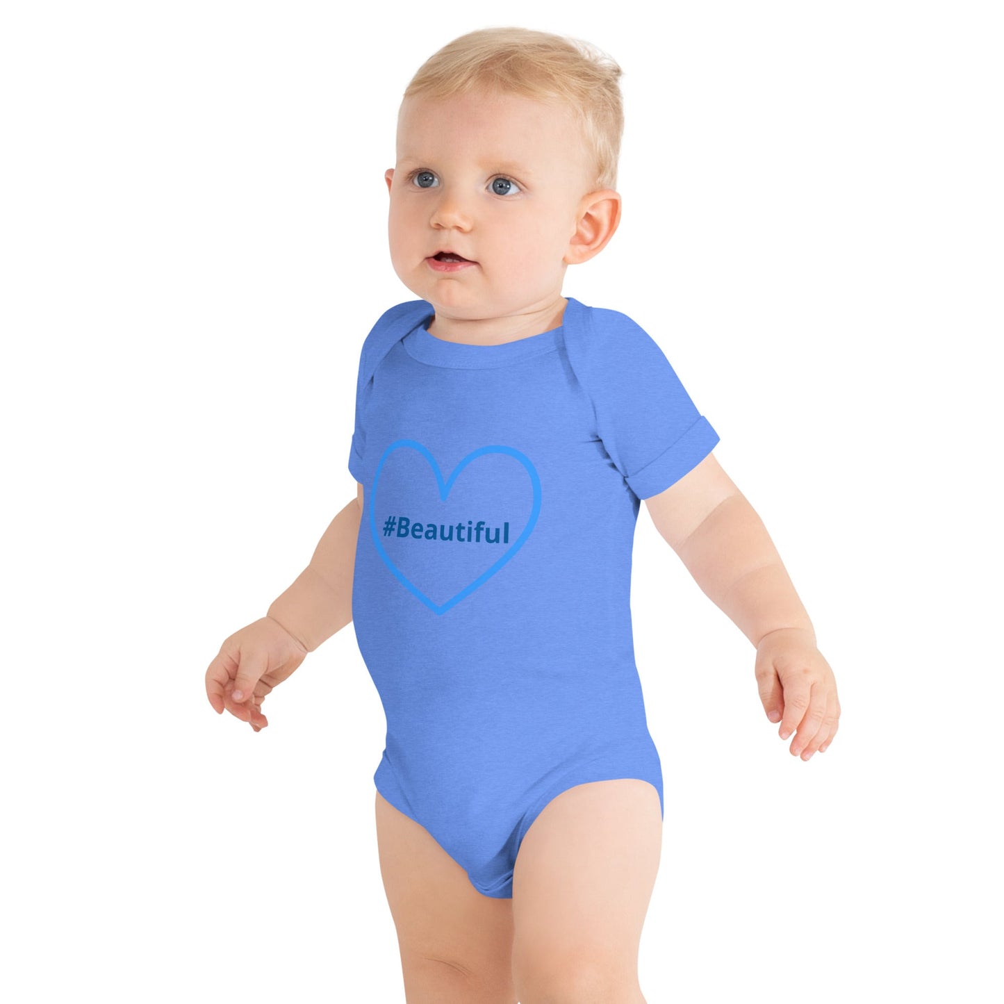 #Beautiful Blue Heat Baby Short Sleeve One Piece - Baby & Toddler Apparel - Discovery Co.