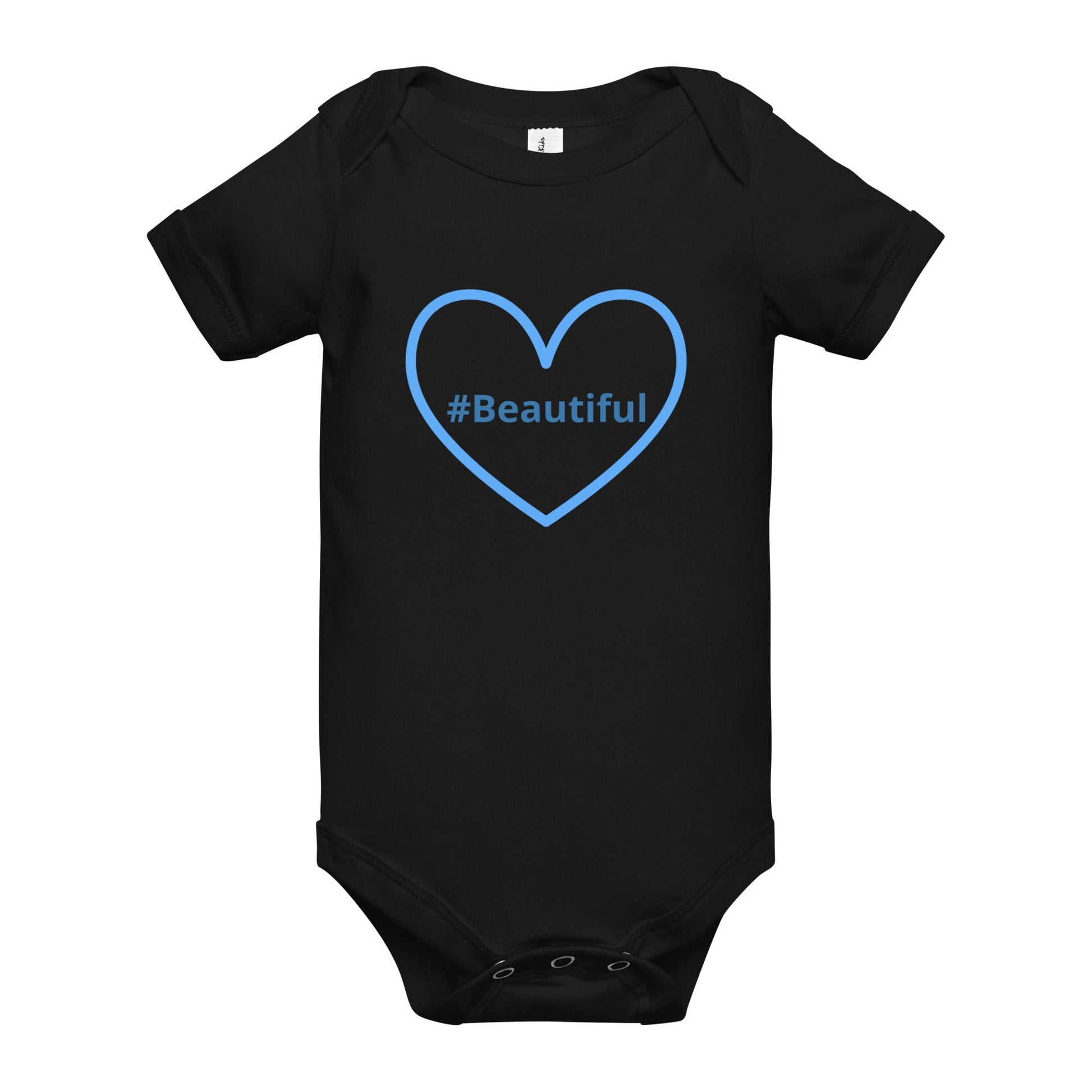 #Beautiful Blue Heat Baby Short Sleeve One Piece - Baby & Toddler Apparel - Discovery Co.