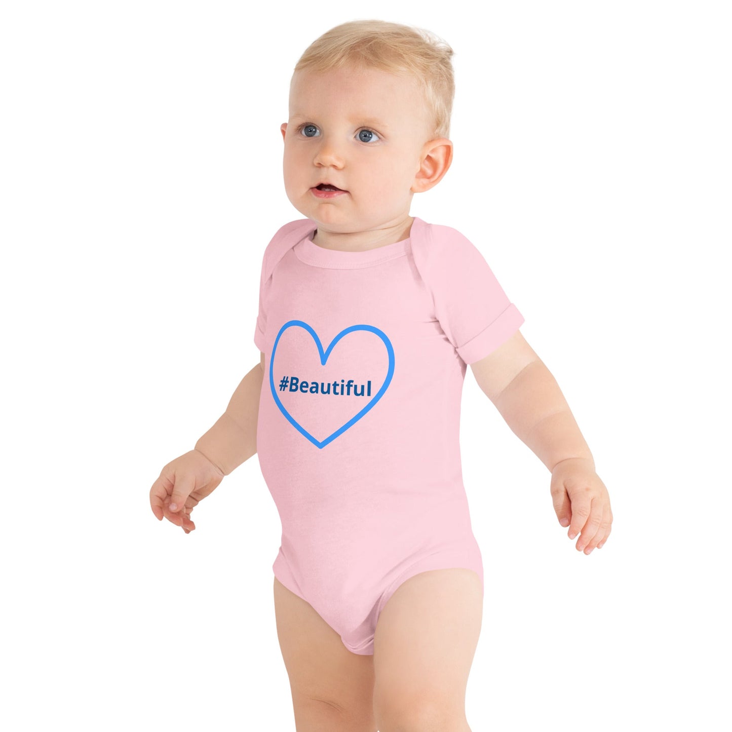 #Beautiful Blue Heat Baby Short Sleeve One Piece - Baby & Toddler Apparel - Discovery Co.