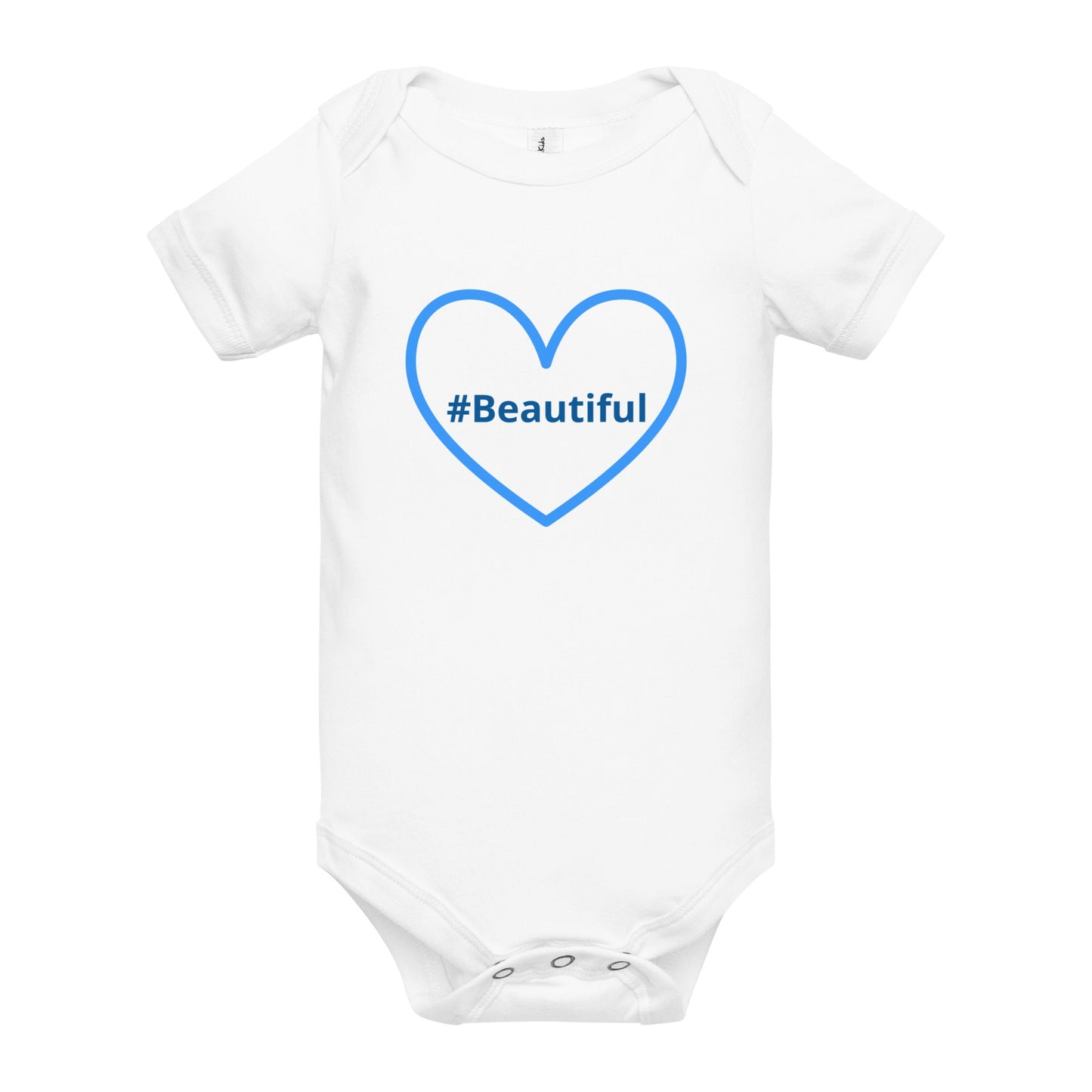 #Beautiful Blue Heat Baby Short Sleeve One Piece - Baby & Toddler Apparel - Discovery Co.