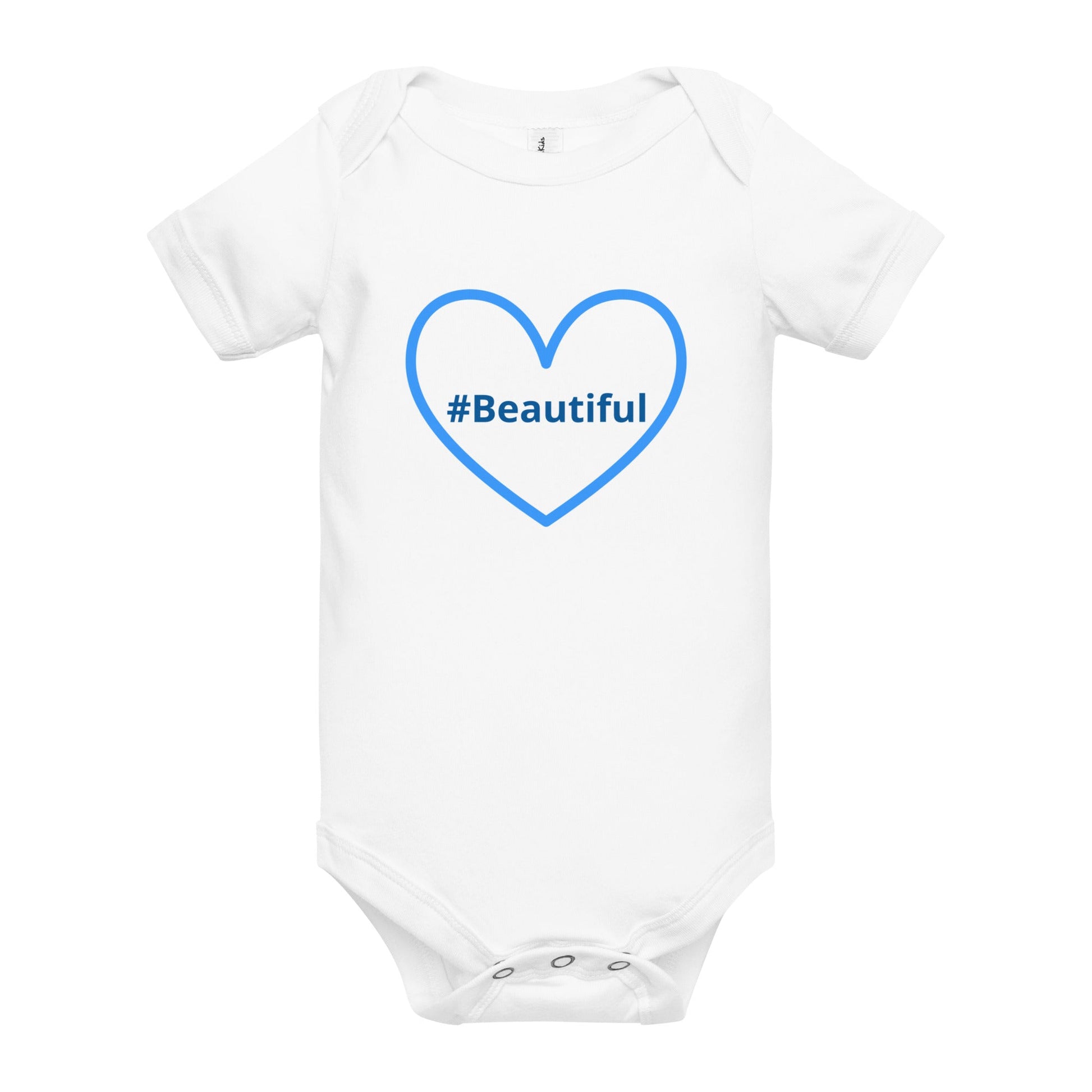 #Beautiful Blue Heat Baby Short Sleeve One Piece - Baby & Toddler Apparel - Discovery Co.