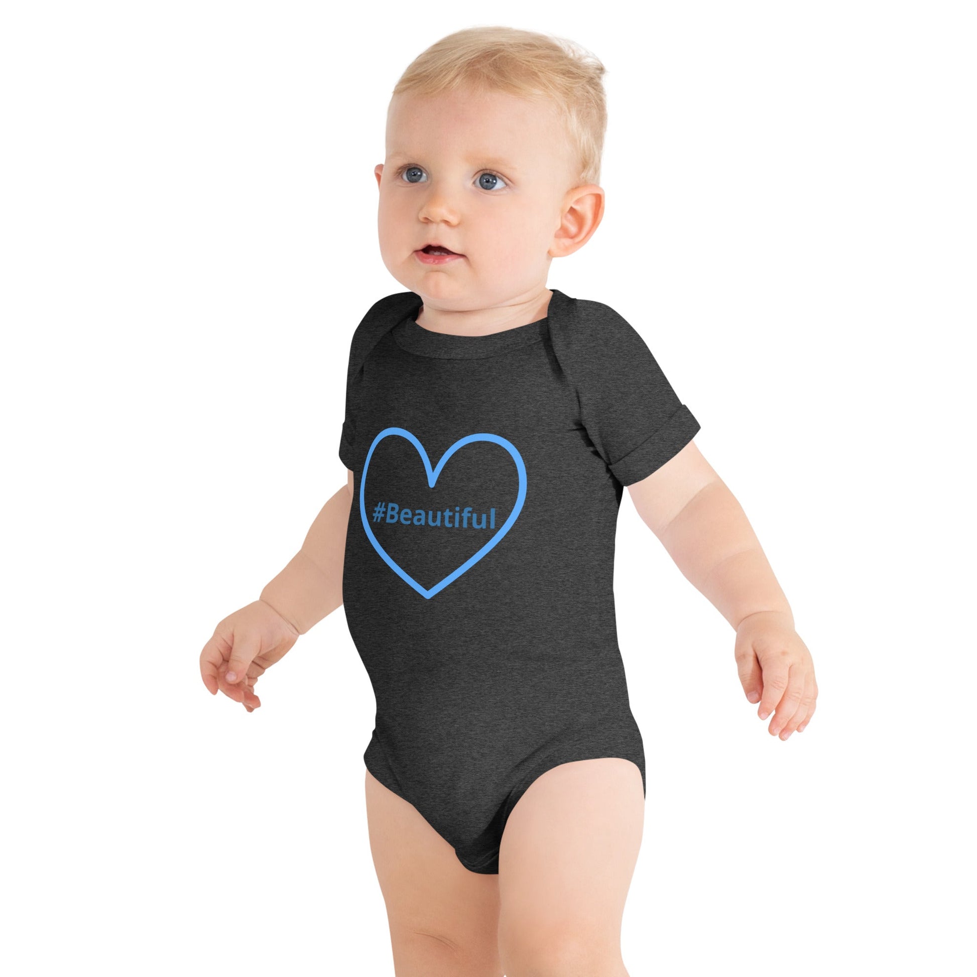 #Beautiful Blue Heat Baby Short Sleeve One Piece - Baby & Toddler Apparel - Discovery Co.