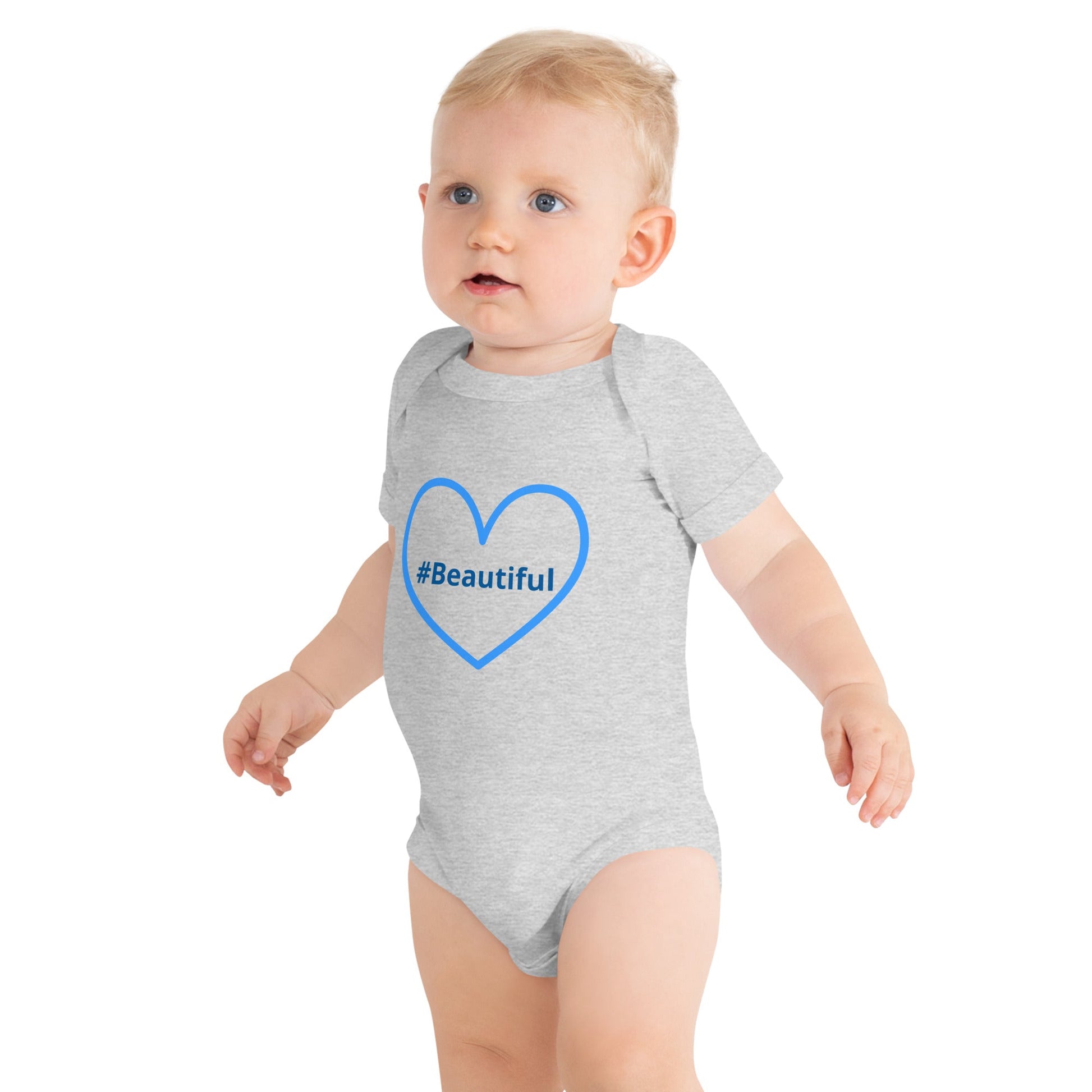 #Beautiful Blue Heat Baby Short Sleeve One Piece - Baby & Toddler Apparel - Discovery Co.