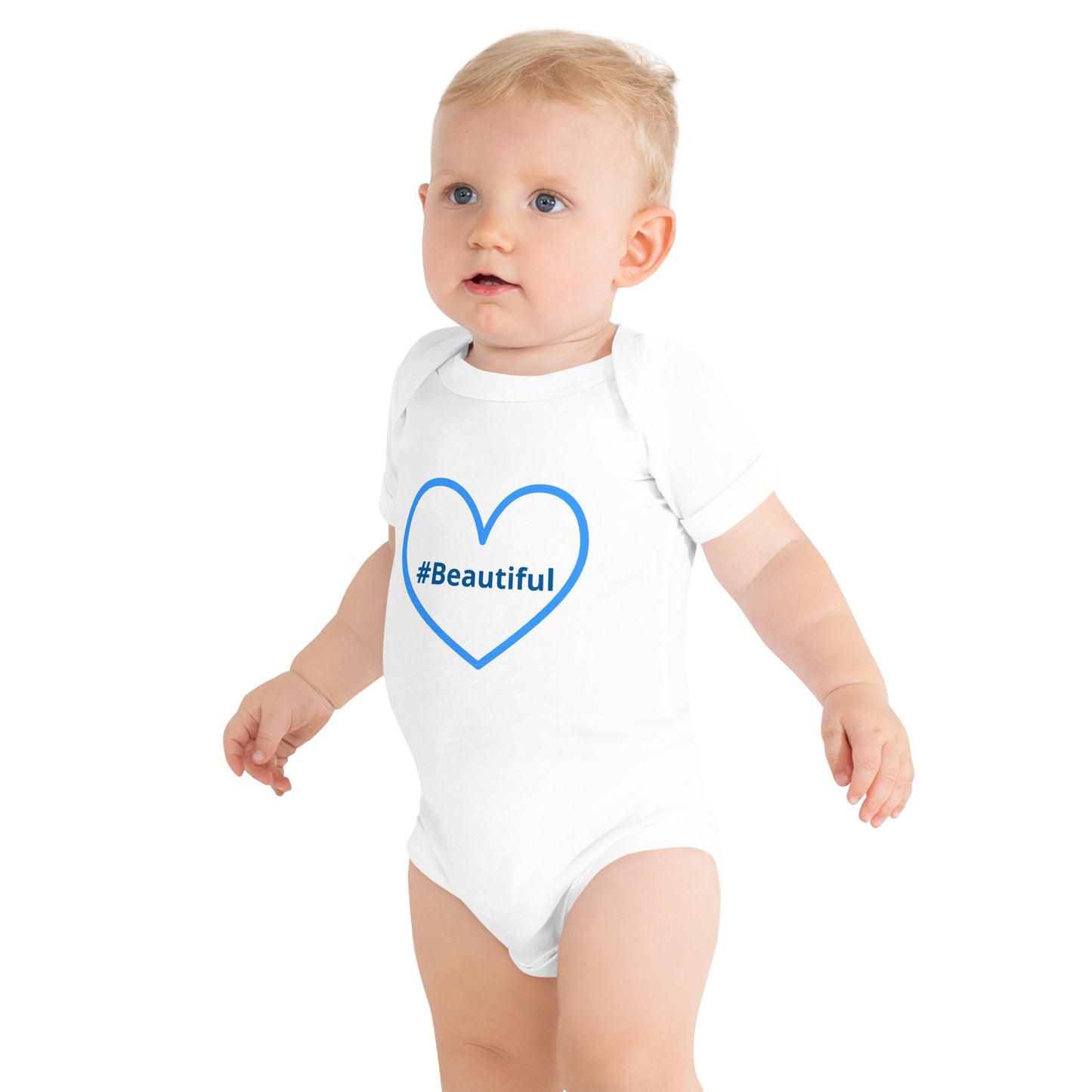 #Beautiful Blue Heat Baby Short Sleeve One Piece - Baby & Toddler Apparel - Discovery Co.