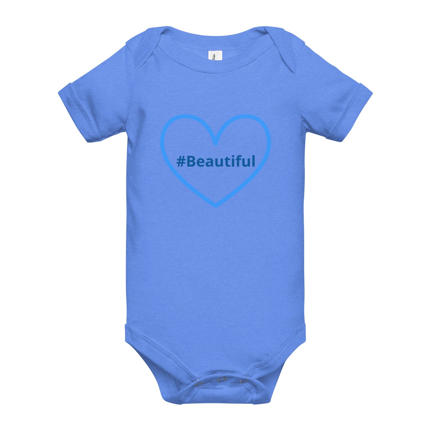 #Beautiful Blue Heat Baby Short Sleeve One Piece - Baby & Toddler Apparel - Discovery Co.