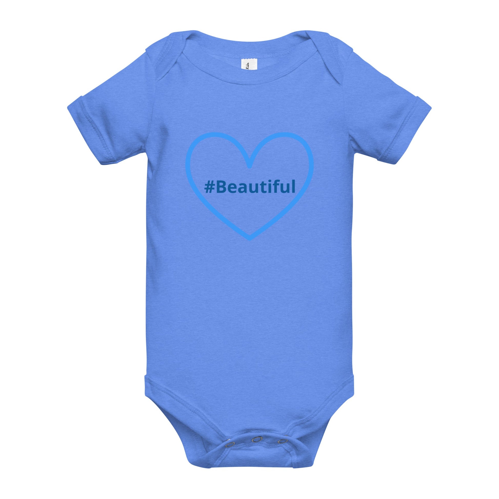 #Beautiful Blue Heat Baby Short Sleeve One Piece - Baby & Toddler Apparel - Discovery Co.