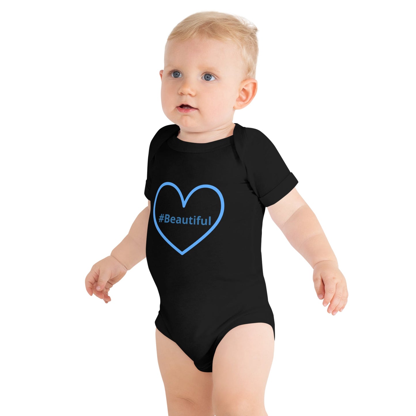 #Beautiful Blue Heat Baby Short Sleeve One Piece - Baby & Toddler Apparel - Discovery Co.