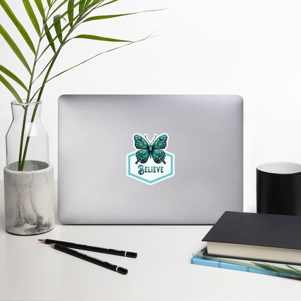 Believe - Butterfly Bubble - Free Stickers - Stickers - Discovery Co.
