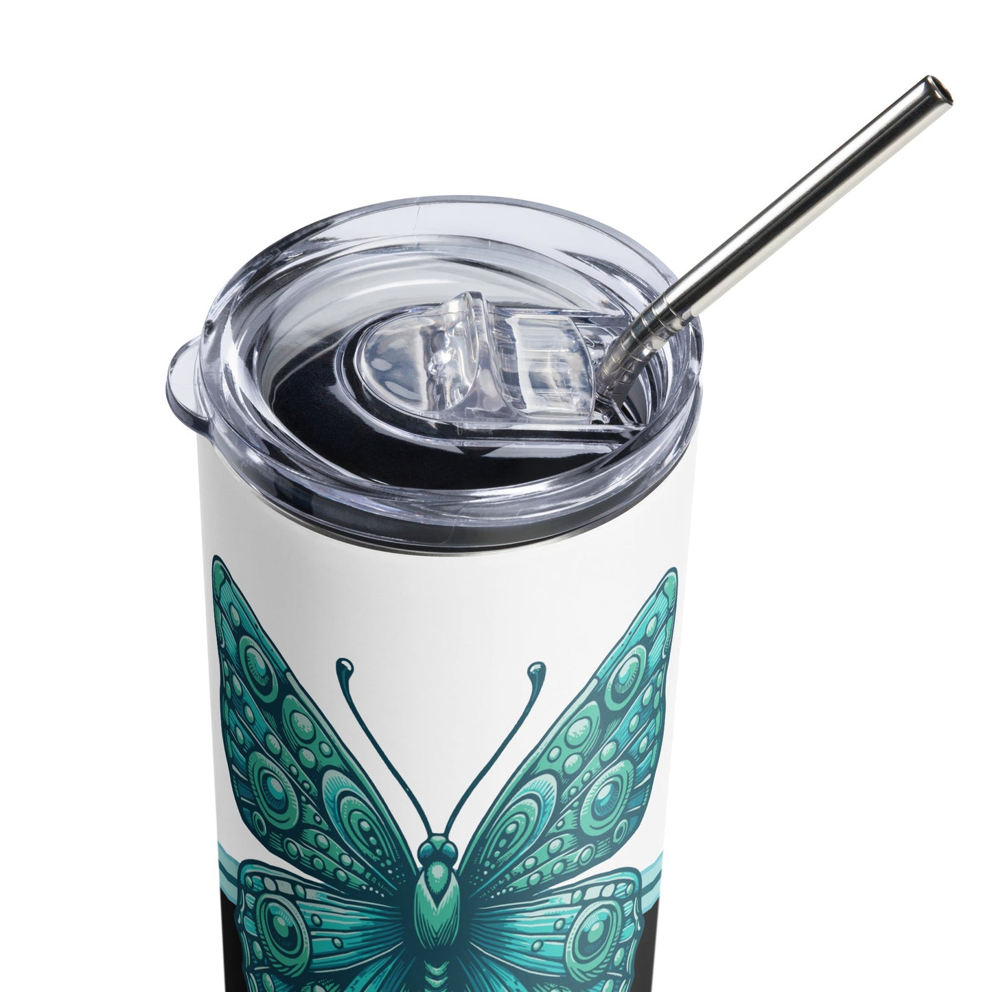 Believe - Butterfly II Stainless Steel Tumbler - Steel Tumbler - Discovery Co.