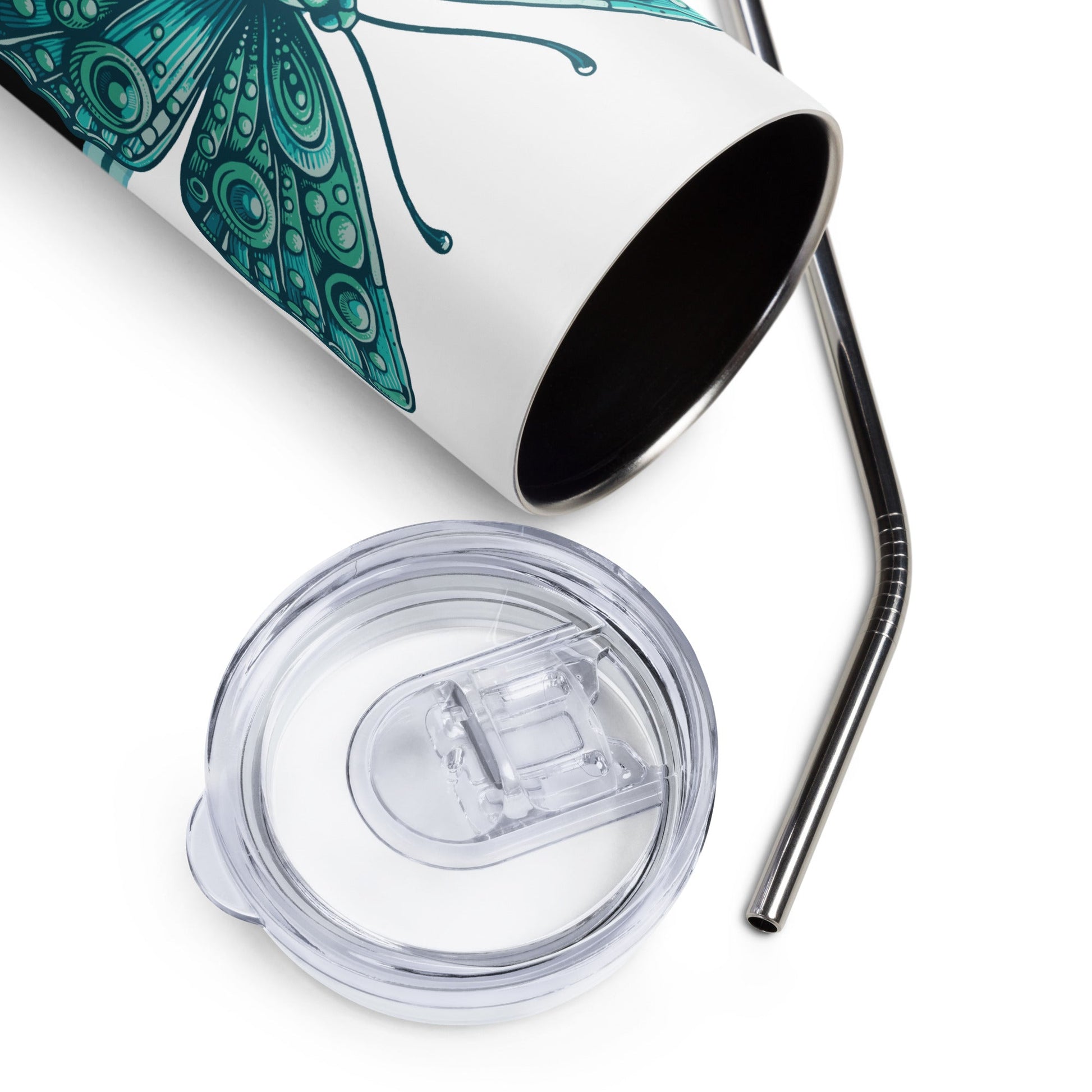Believe - Butterfly II Stainless Steel Tumbler - Steel Tumbler - Discovery Co.