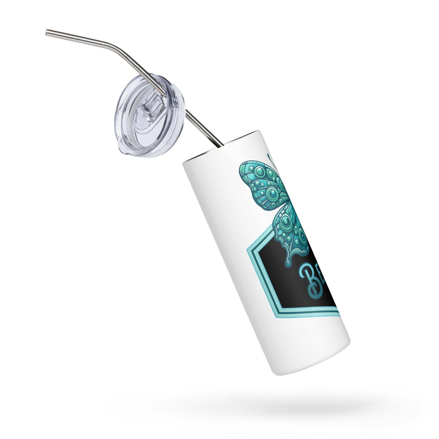 Believe - Butterfly II Stainless Steel Tumbler - Steel Tumbler - Discovery Co.