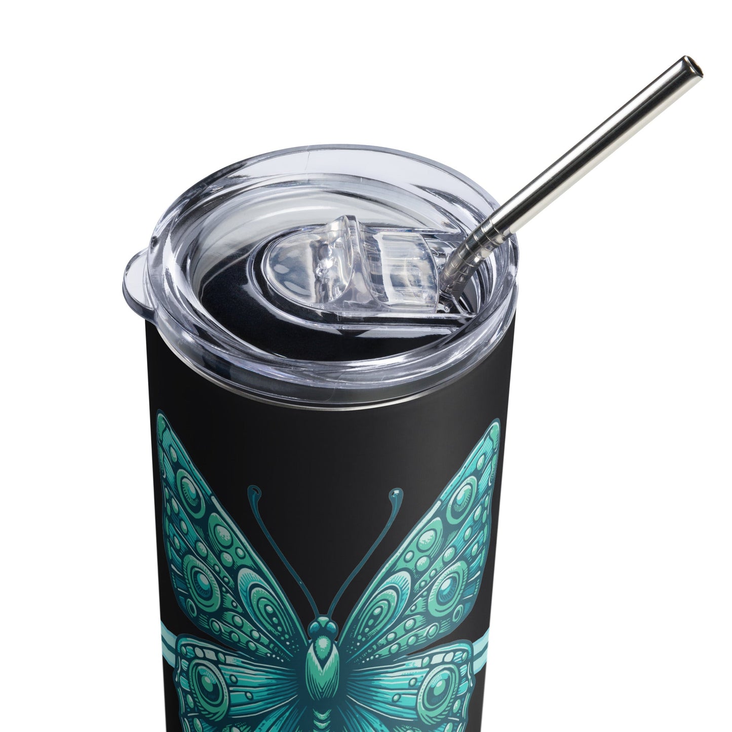Believe - Butterfly II Stainless Steel Tumbler - Steel Tumbler - Discovery Co.