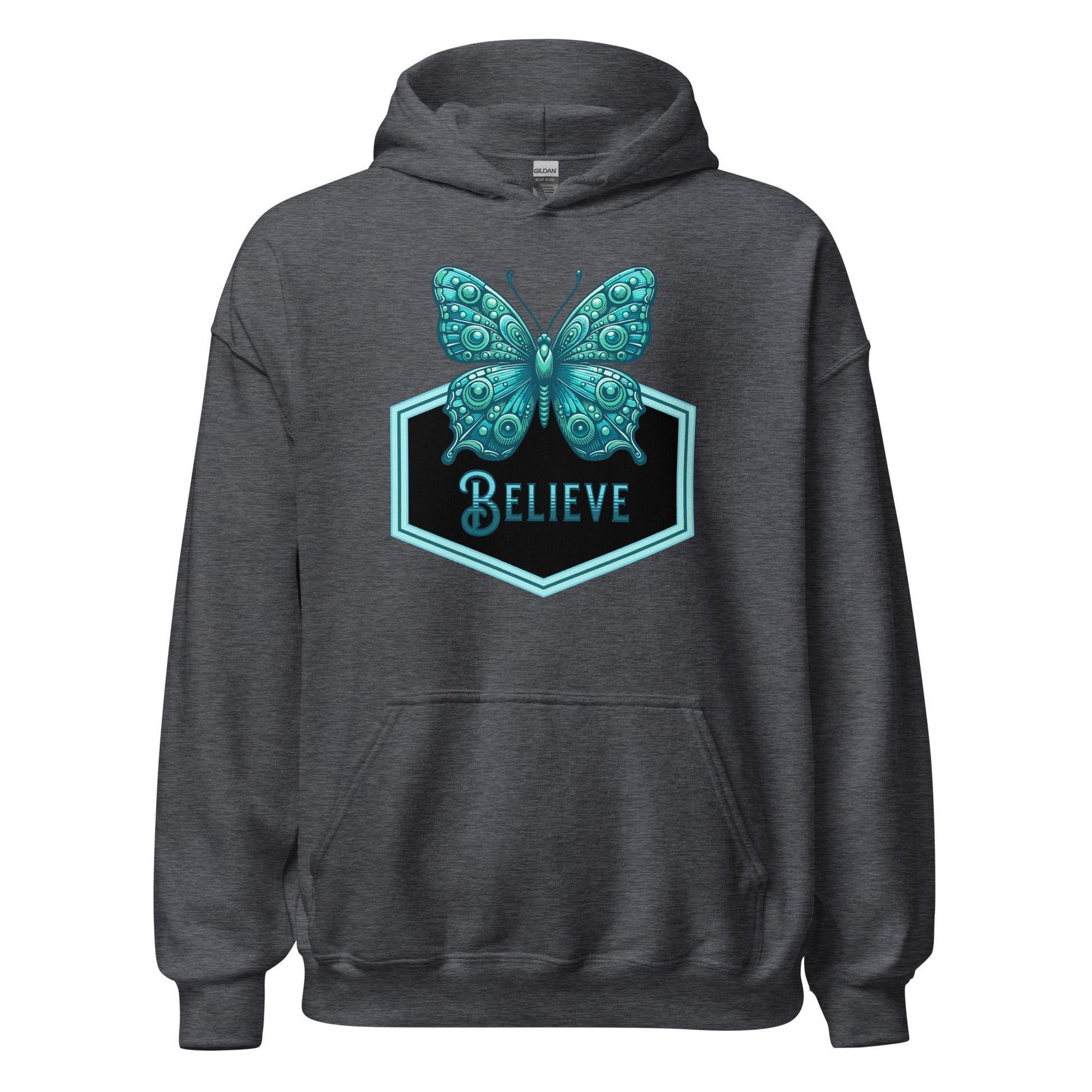 Believe - Butterfly II Women's (Unisex) Hoodie - Hoodies - Discovery Co.
