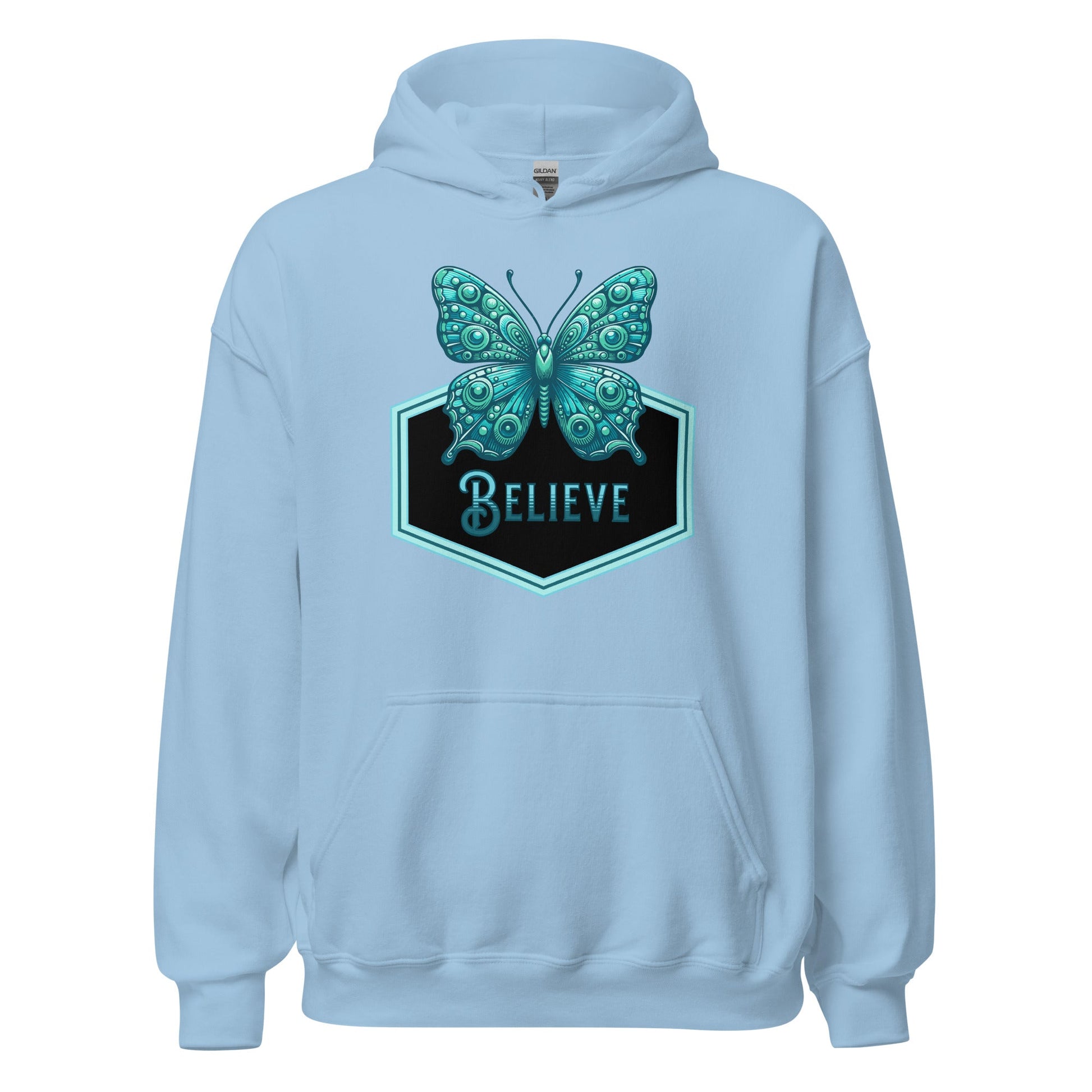 Believe - Butterfly II Women's (Unisex) Hoodie - Hoodies - Discovery Co.
