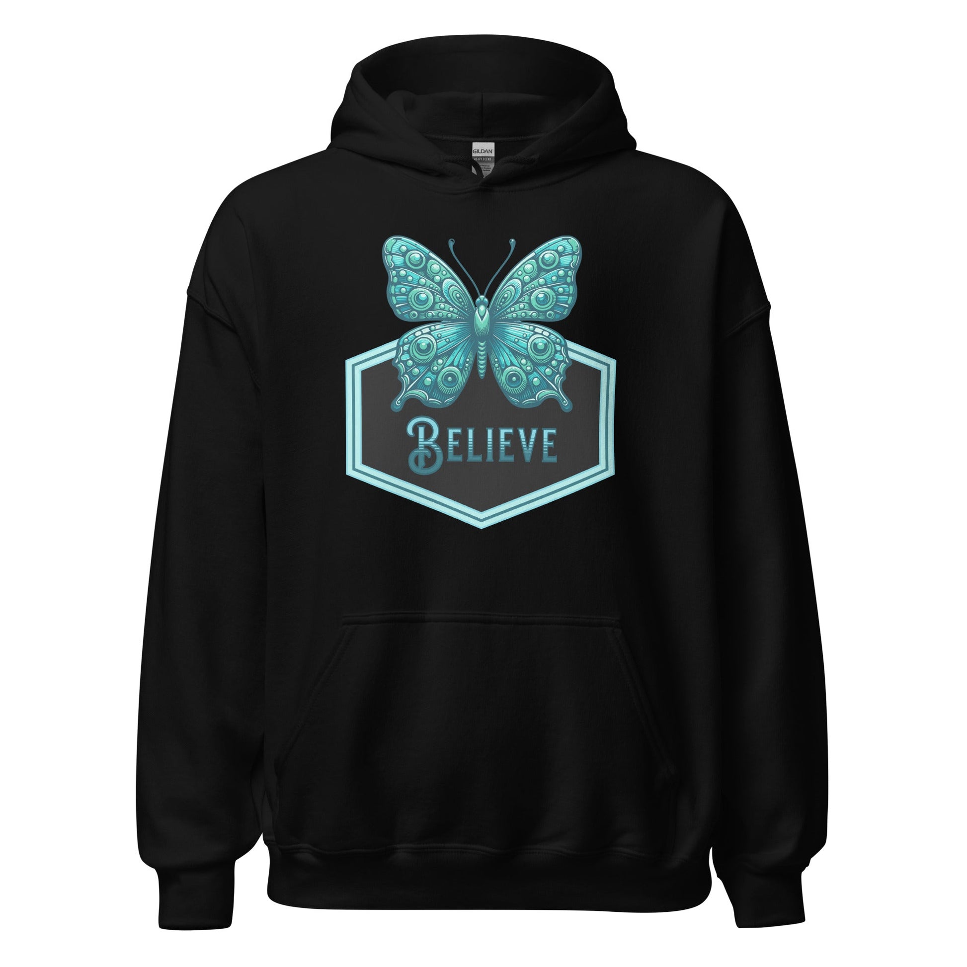 Believe - Butterfly II Women's (Unisex) Hoodie - Hoodies - Discovery Co.