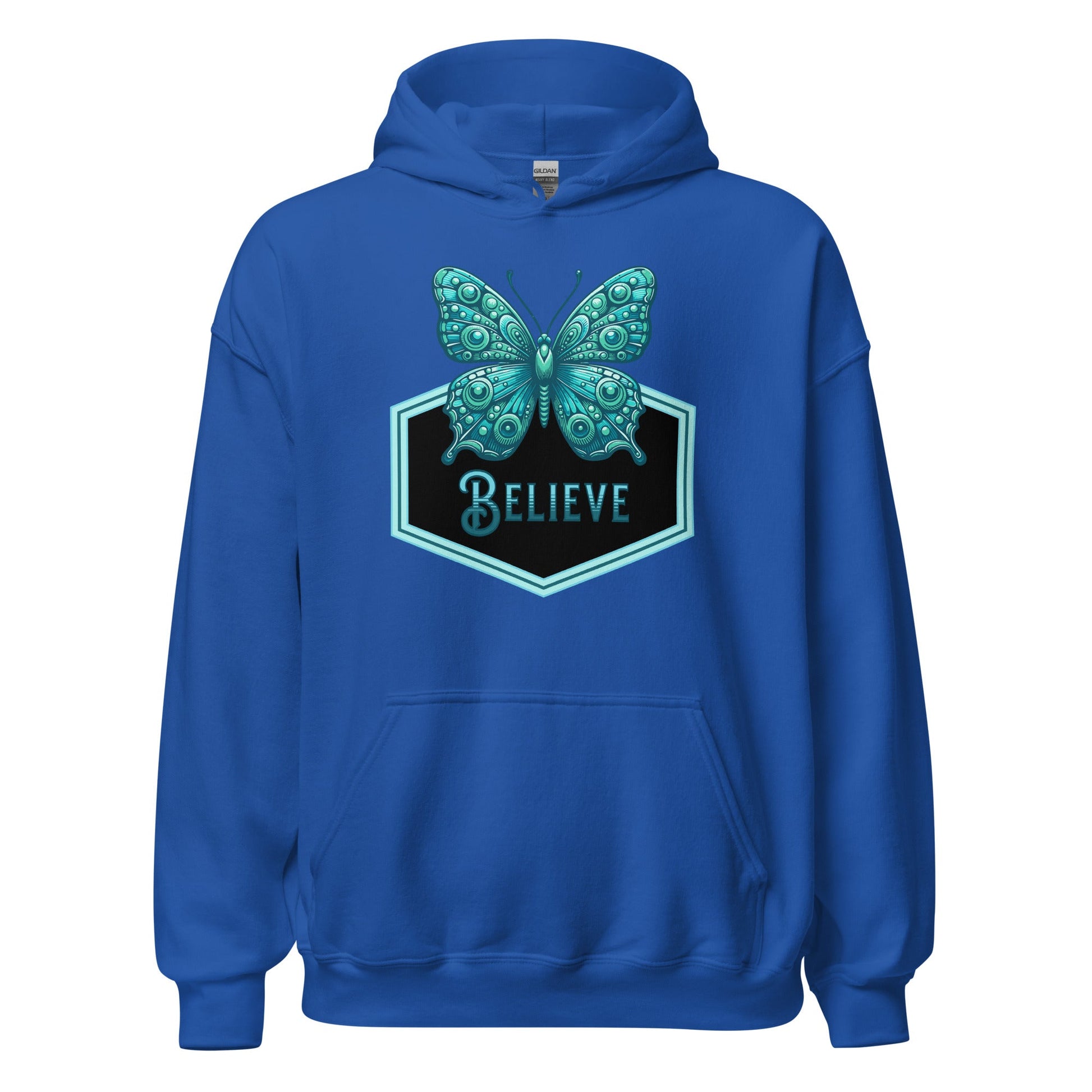 Believe - Butterfly II Women's (Unisex) Hoodie - Hoodies - Discovery Co.