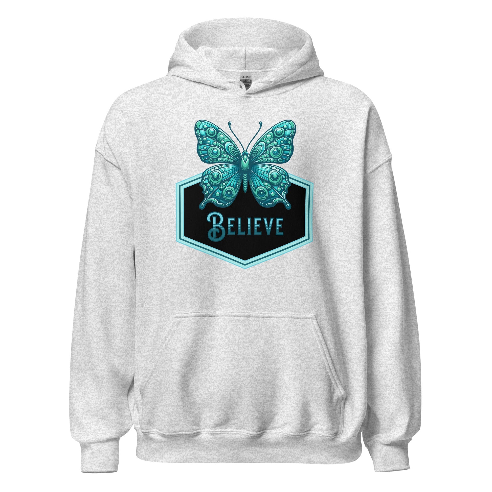 Believe - Butterfly II Women's (Unisex) Hoodie - Hoodies - Discovery Co.