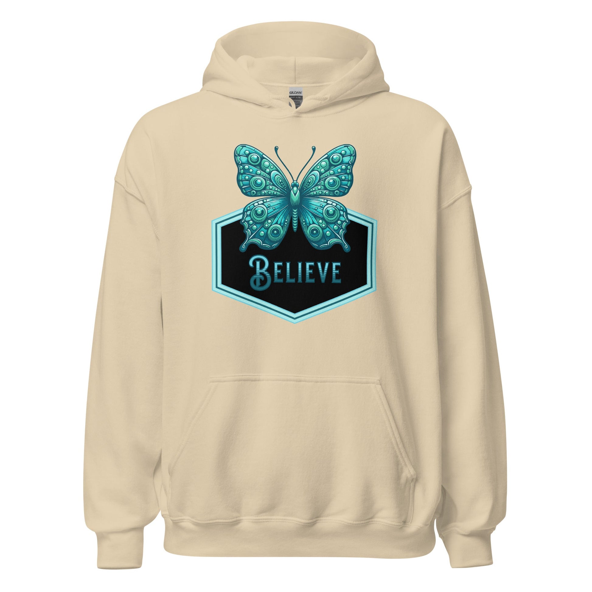 Believe - Butterfly II Women's (Unisex) Hoodie - Hoodies - Discovery Co.
