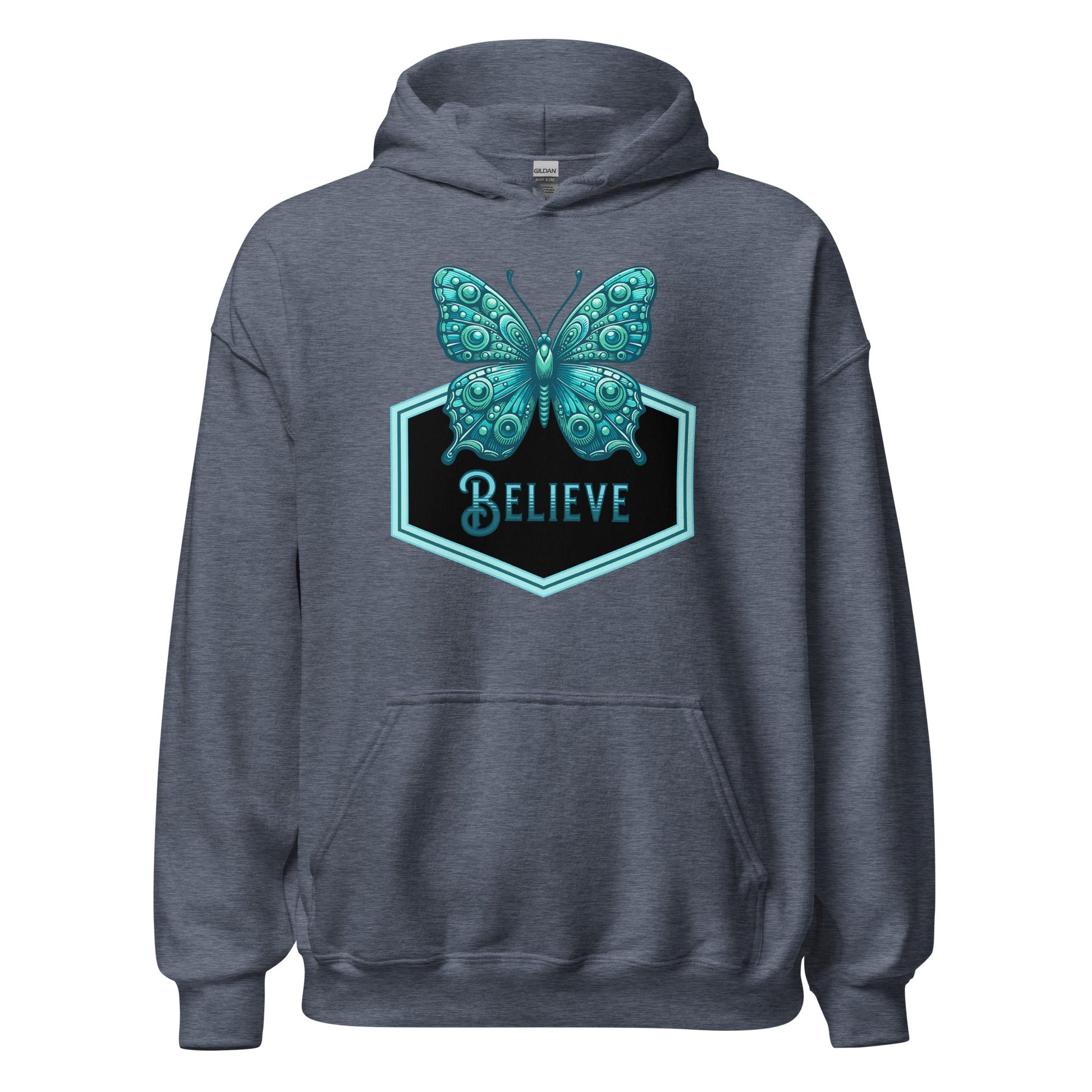 Believe - Butterfly II Women's (Unisex) Hoodie - Hoodies - Discovery Co.