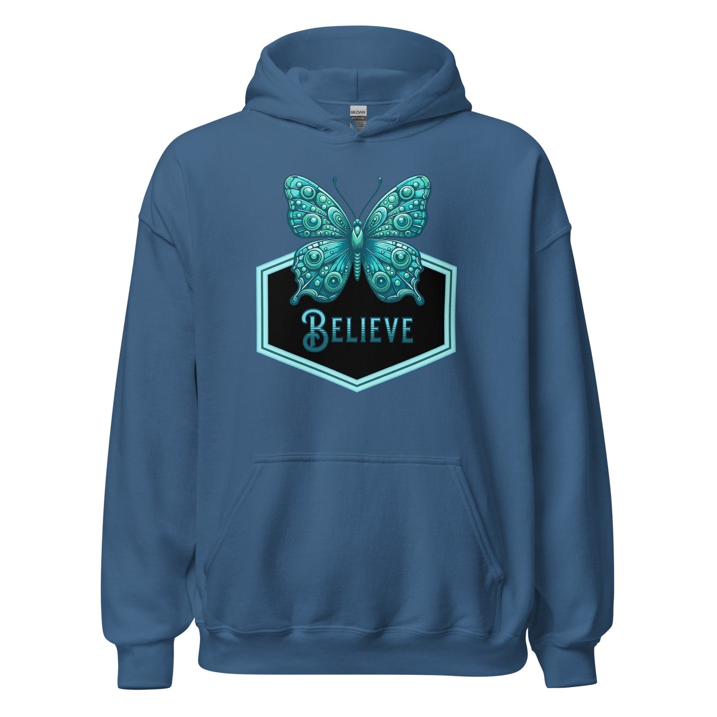 Believe - Butterfly II Women's (Unisex) Hoodie - Hoodies - Discovery Co.