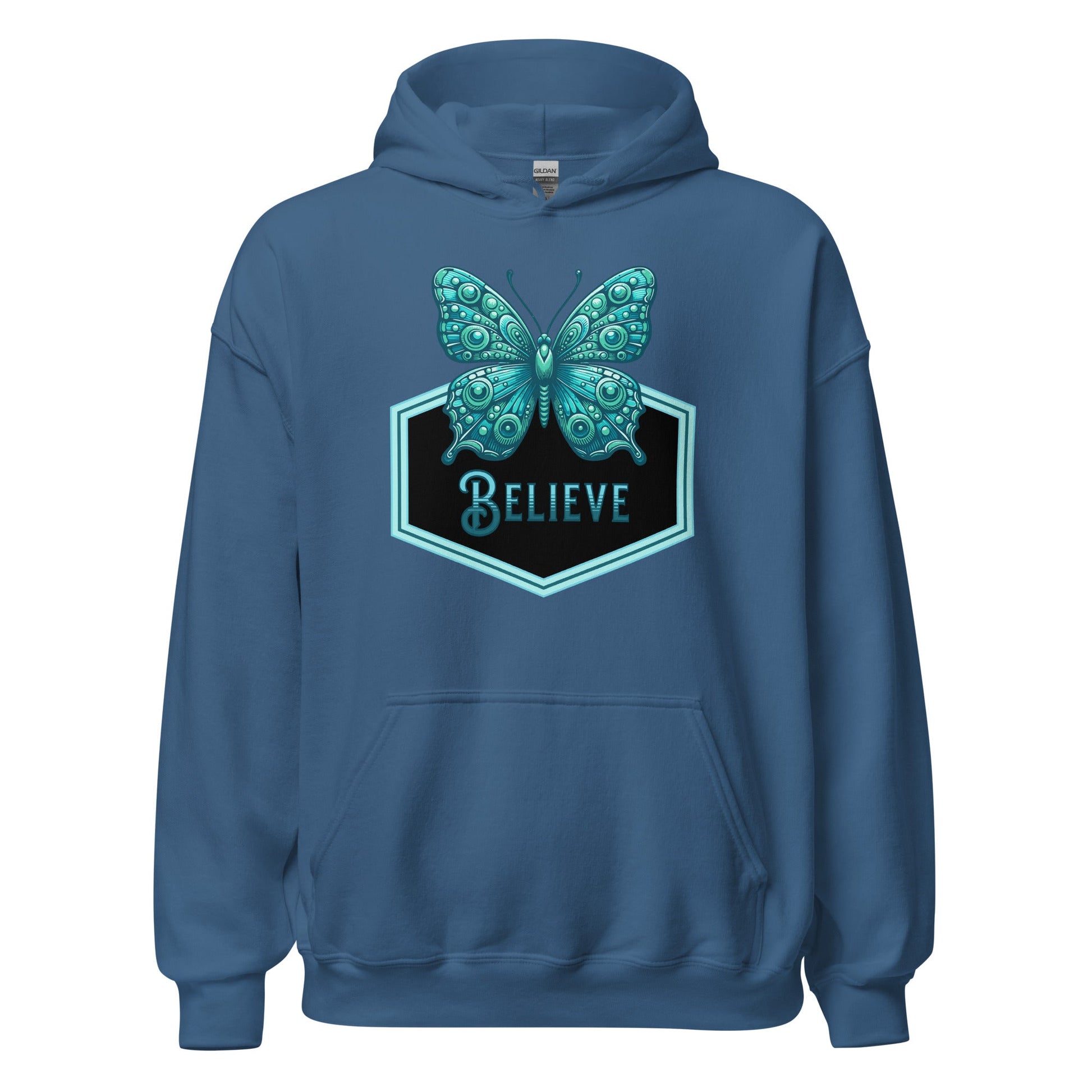 Believe - Butterfly II Women's (Unisex) Hoodie - Hoodies - Discovery Co.