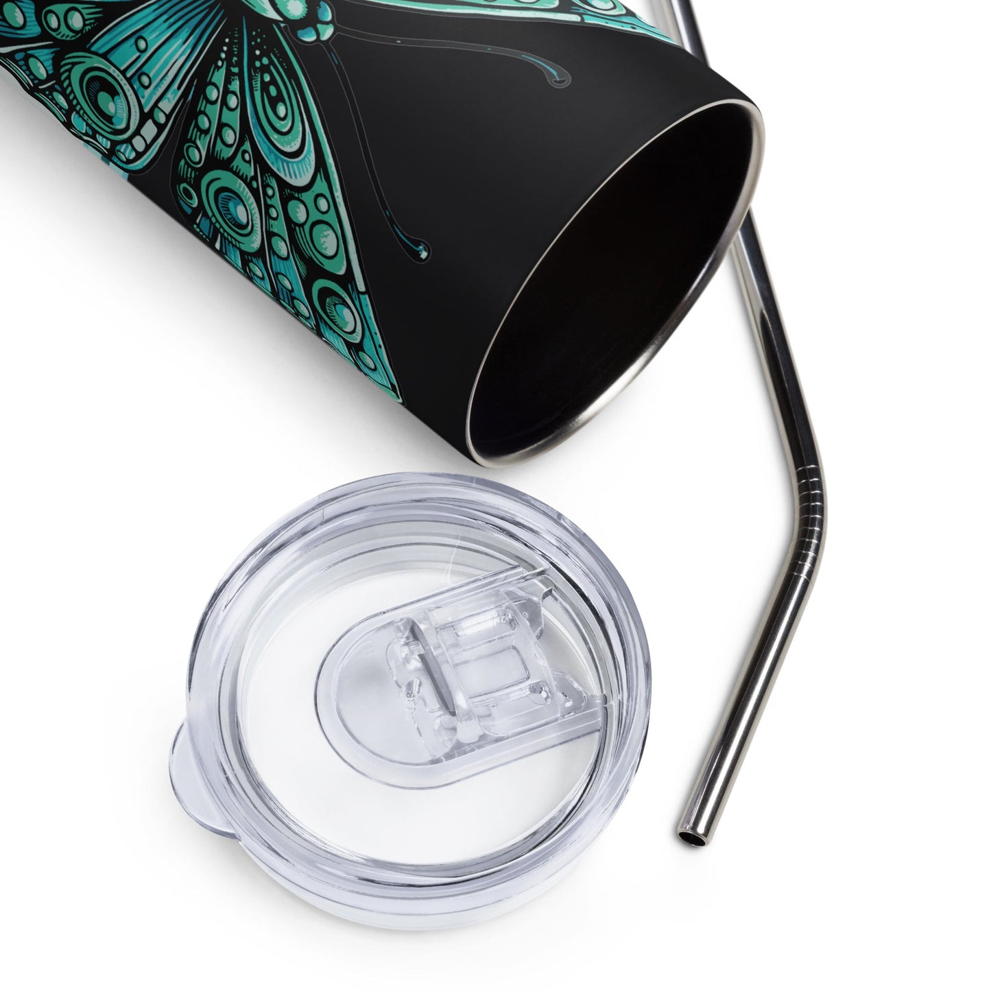 Believe - Butterfly Stainless Steel Tumbler - Steel Tumbler - Discovery Co.
