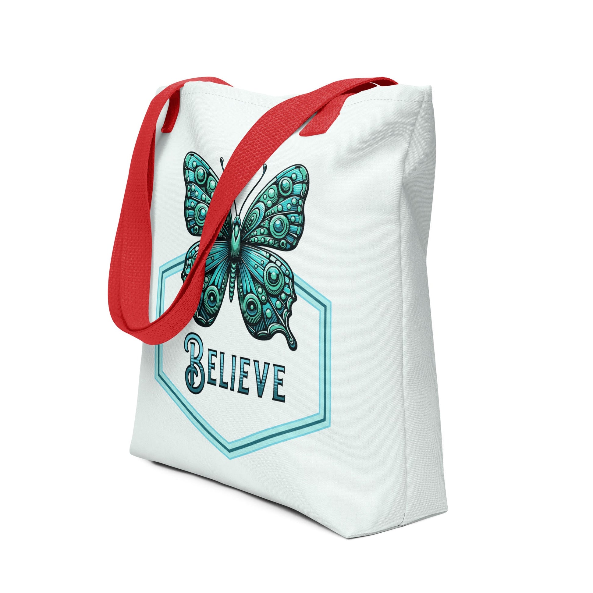 Believe - Butterfly Tote Bag - Tote Bags - Discovery Co.