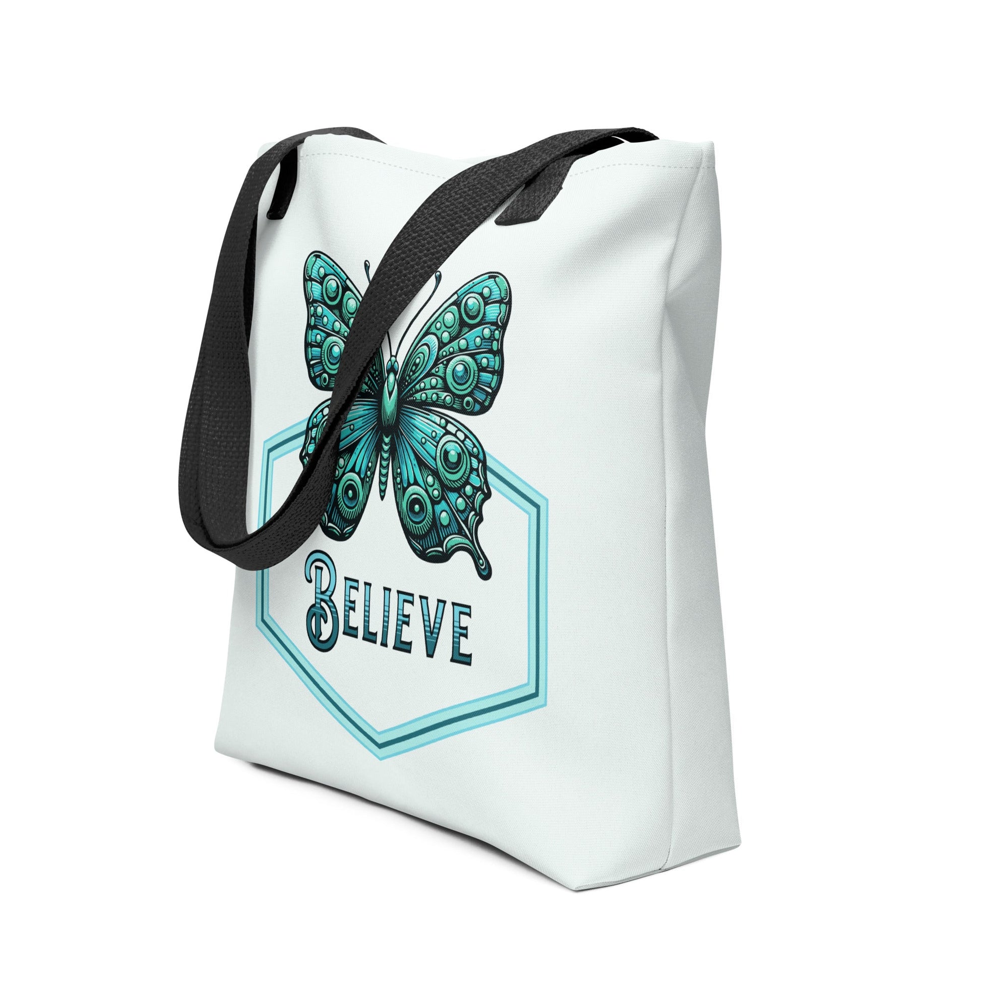Believe - Butterfly Tote Bag - Tote Bags - Discovery Co.