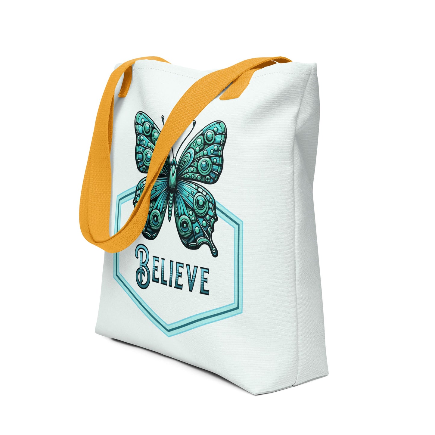 Believe - Butterfly Tote Bag - Tote Bags - Discovery Co.