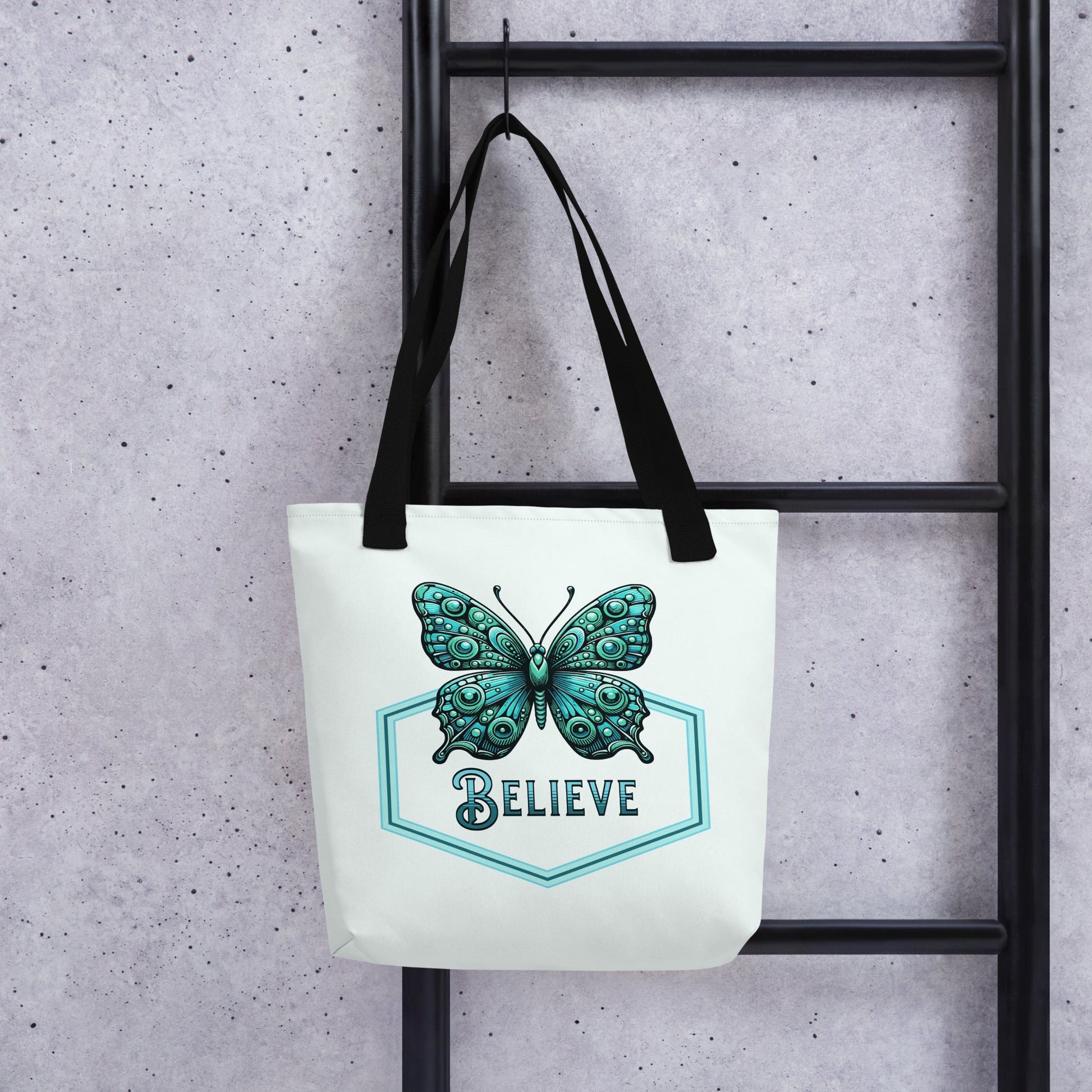 Believe - Butterfly Tote Bag - Tote Bags - Discovery Co.