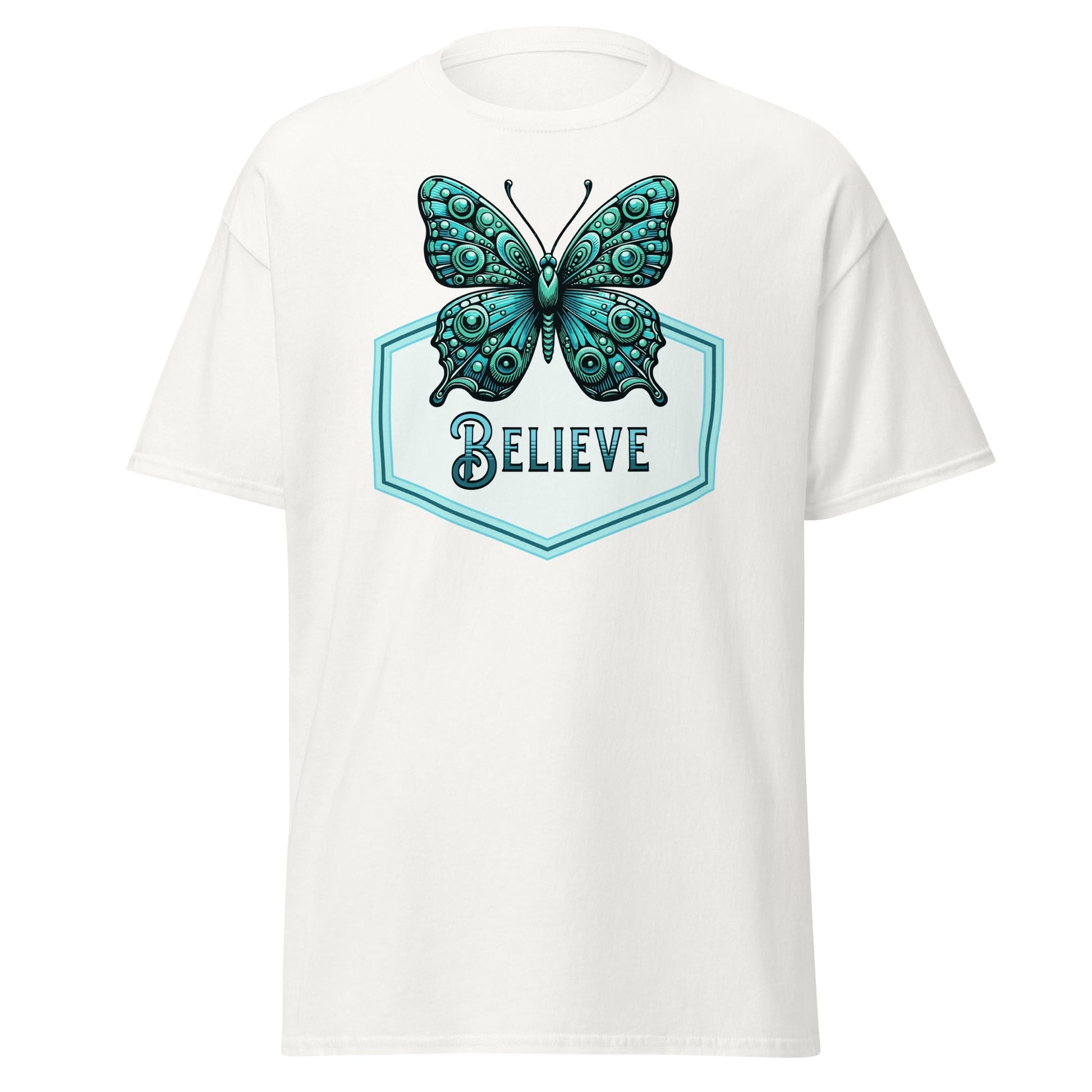 Believe - Butterfly Women's (Unisex) Classic Tee - Women's Shirts - Discovery Co.