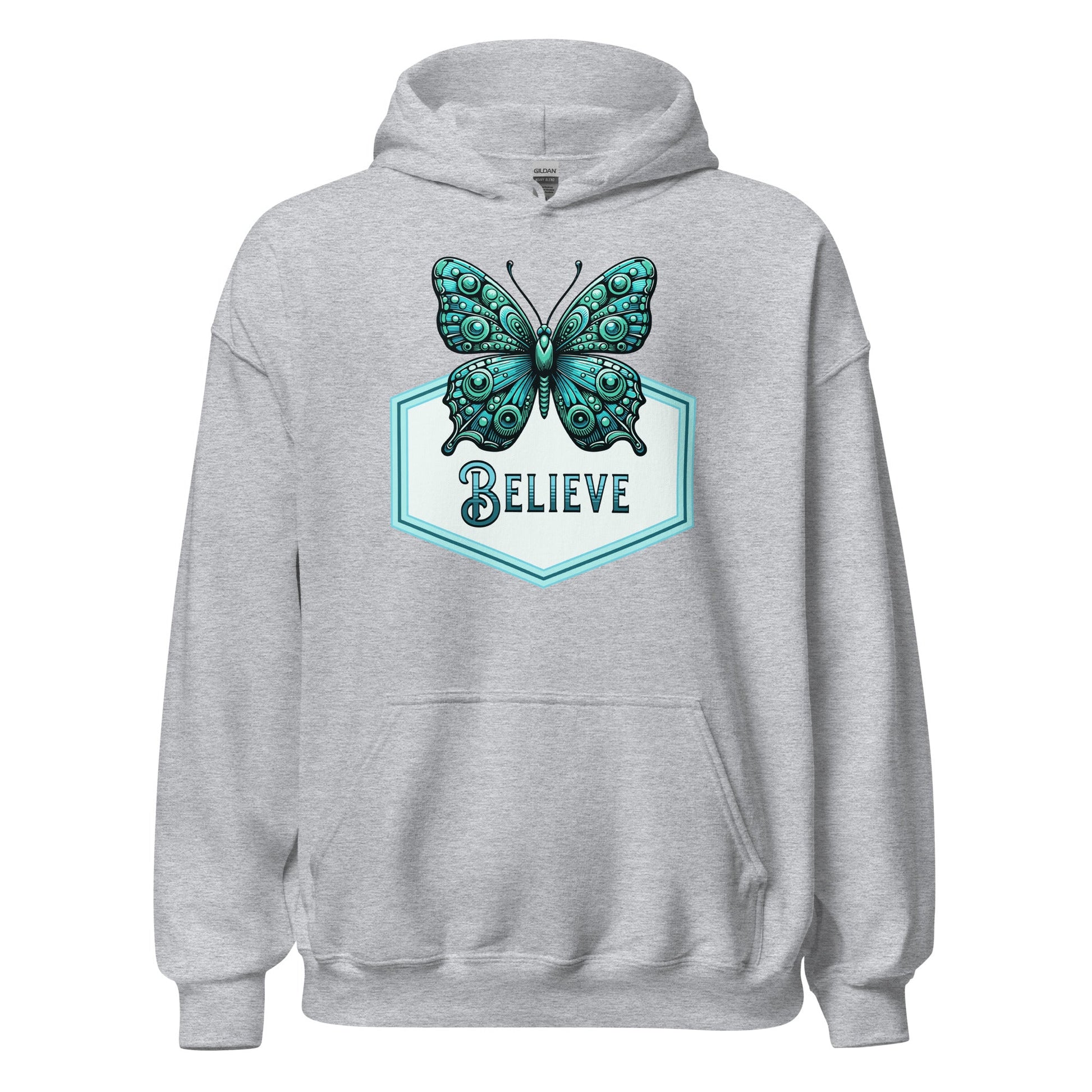 Believe - Butterfly Women's (Unisex) Hoodie - Discovery Co.