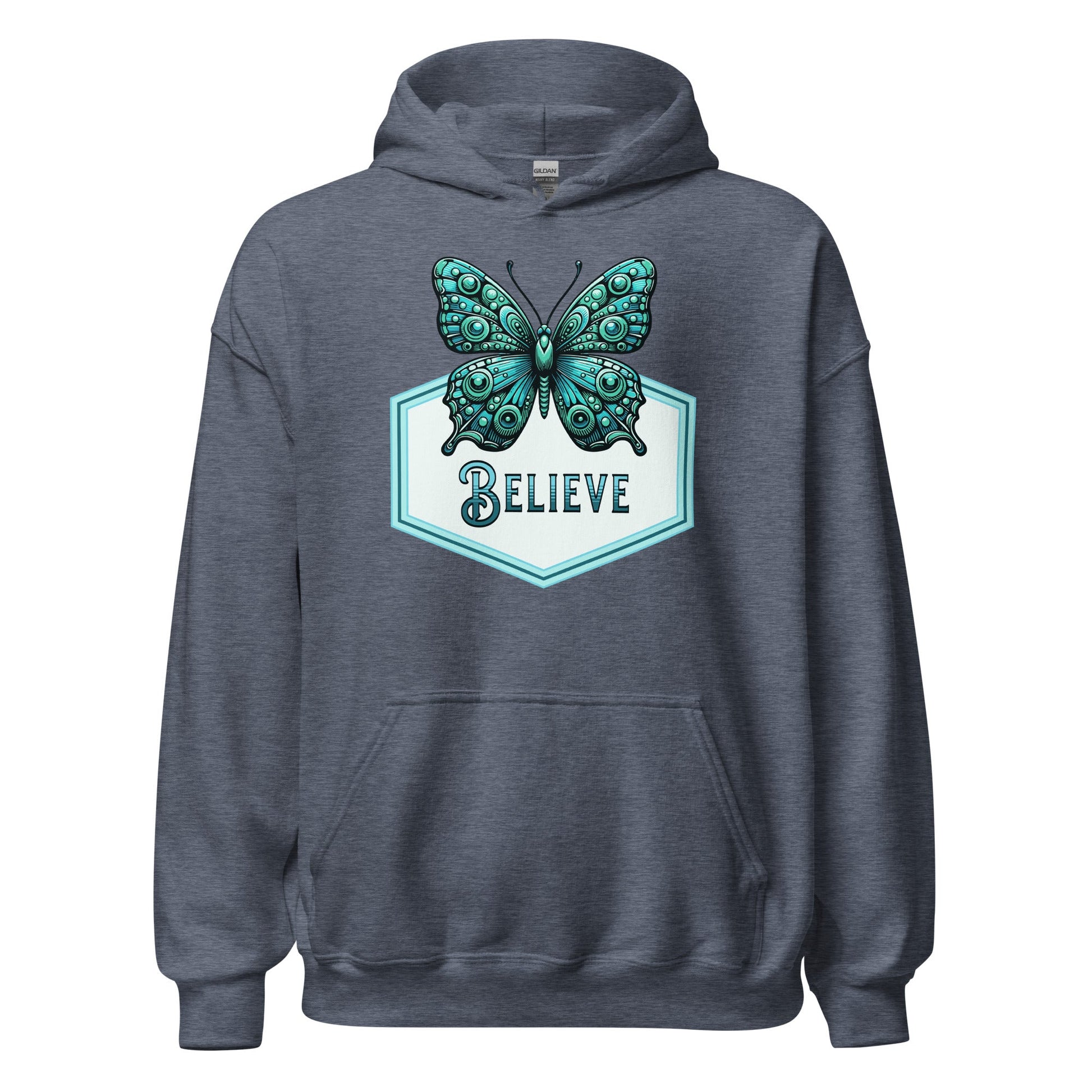 Believe - Butterfly Women's (Unisex) Hoodie - Discovery Co.