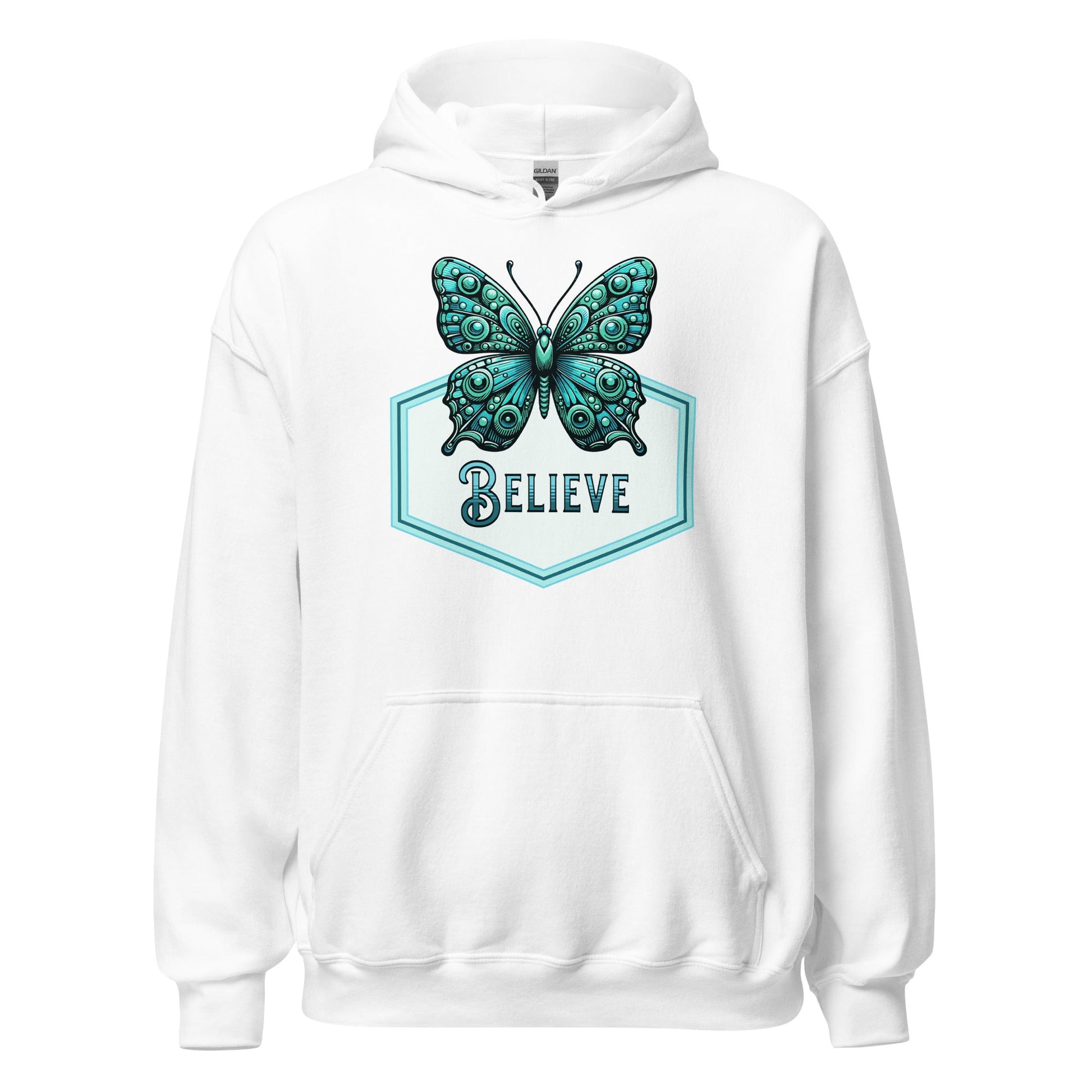 Believe - Butterfly Women's (Unisex) Hoodie - Discovery Co.